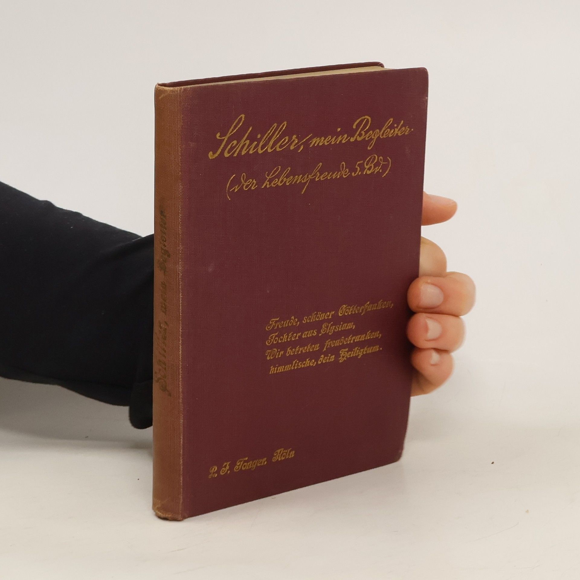Peter Josef Tonger Schiller mein Begleiter, Band 5