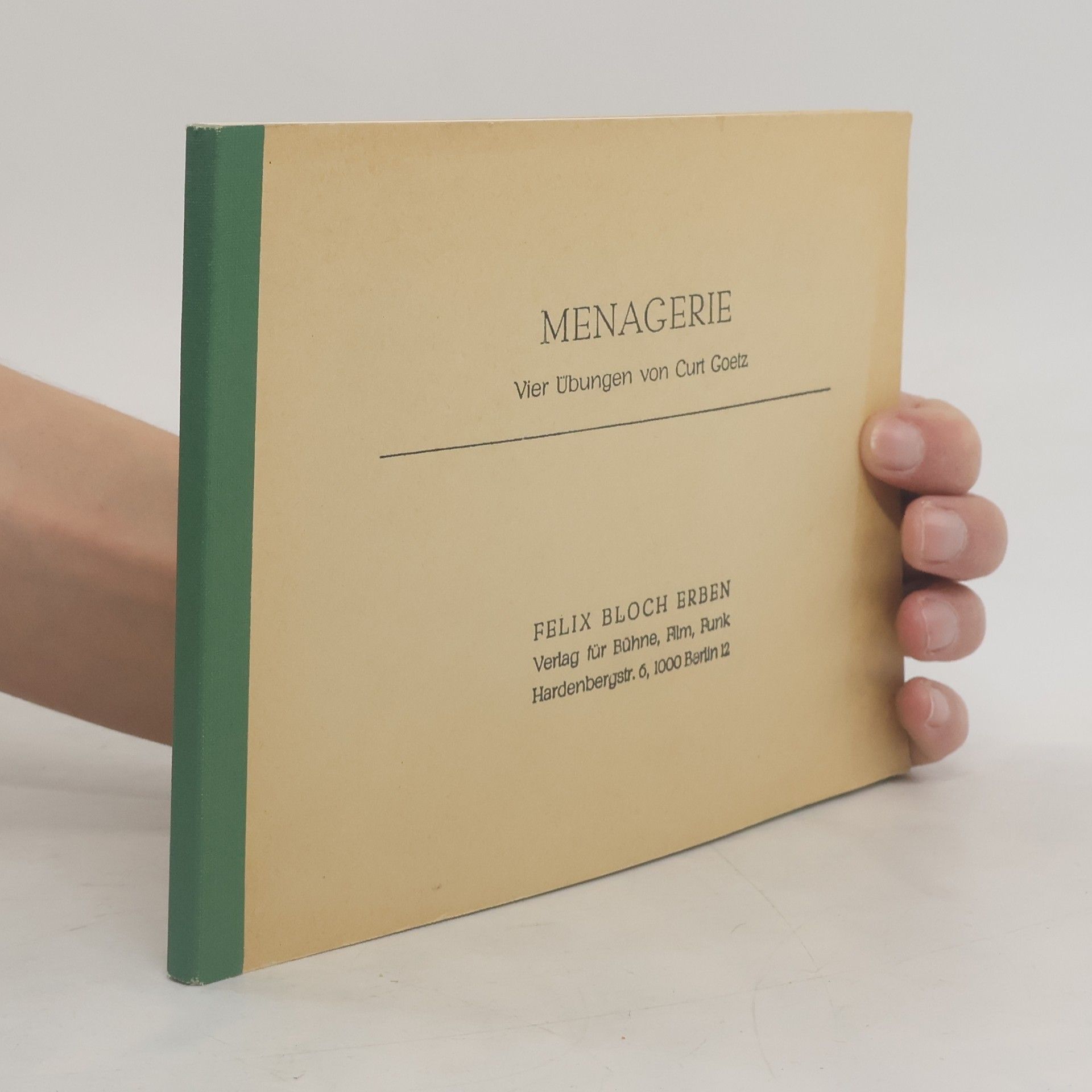 Curt Goetz Menagerie