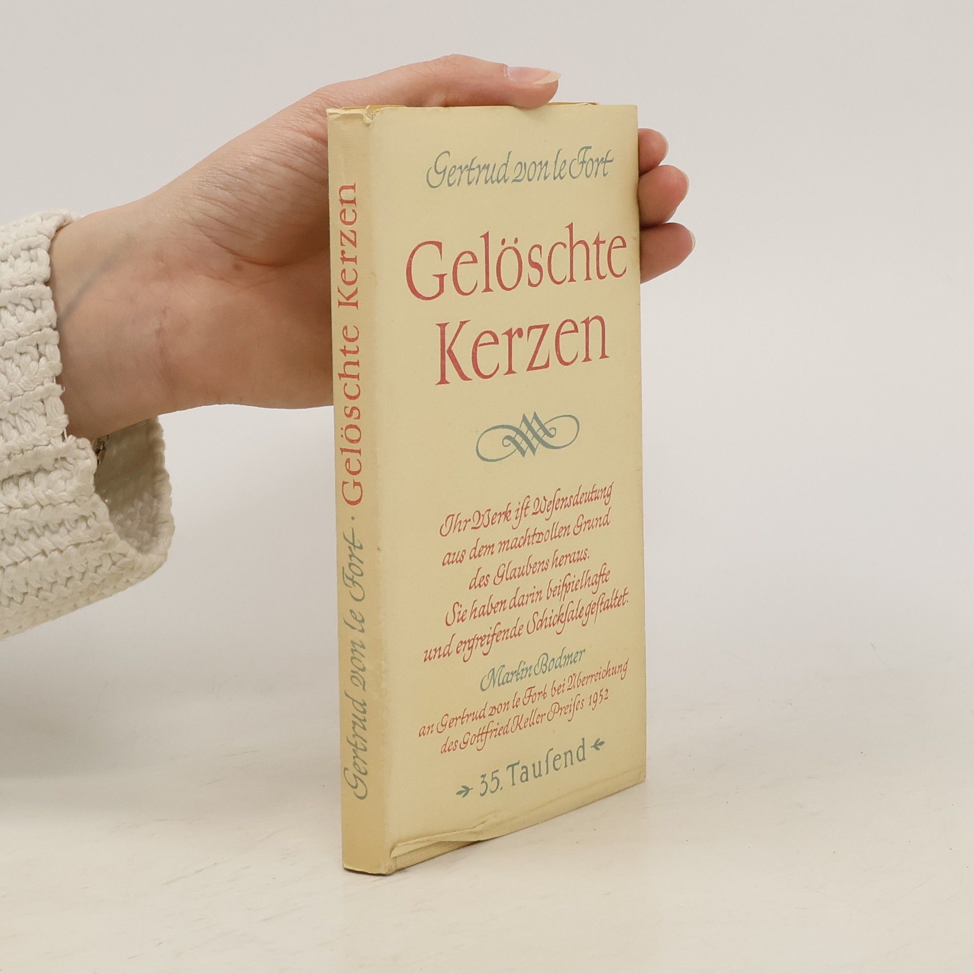 Gertruda von le Fort Gelöschte Kerzen