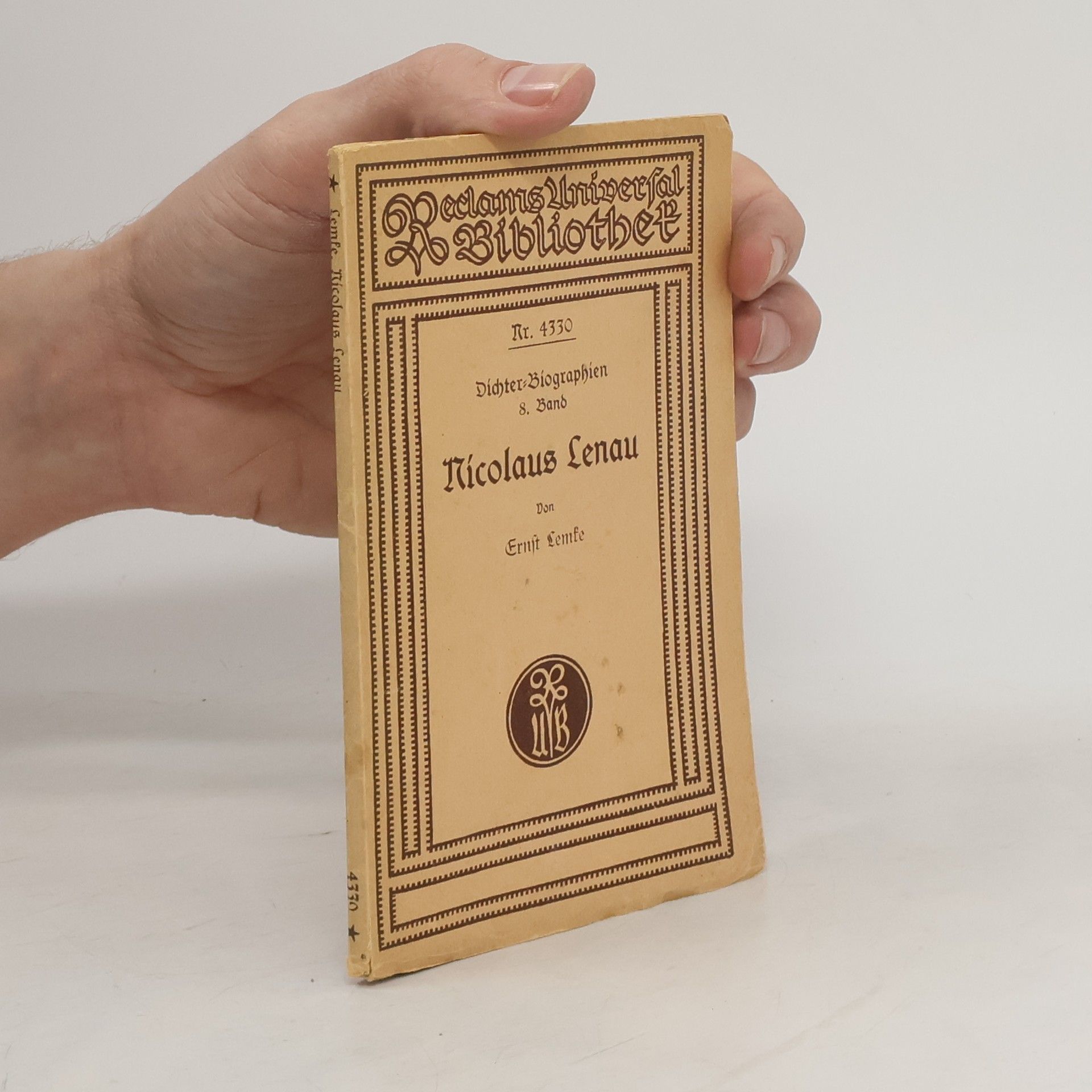 Ernst Lemke Nicolaus Lenau