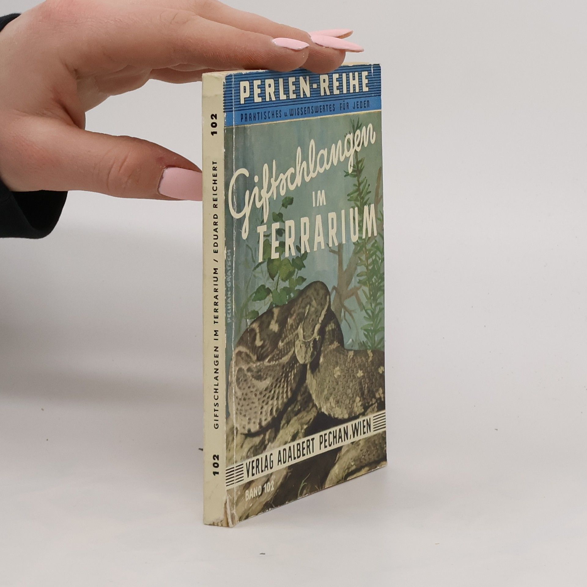 Eduard Reichert Giftschlangen im Terrarium