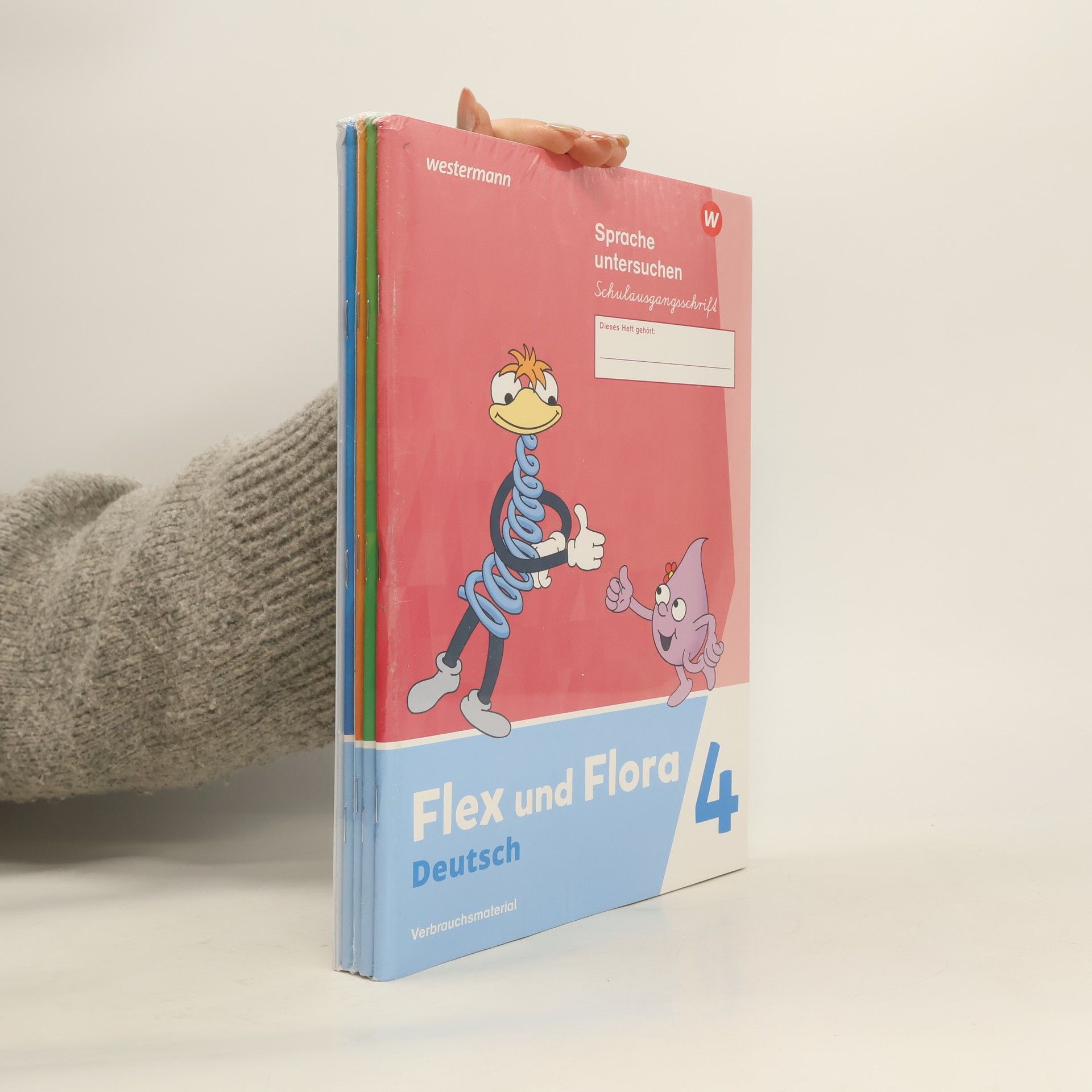 Autorenkollektiv Flex und Flora. Lernpaket Deutsch 4 (Schulausgangsschrift) Verbrauchsmaterial