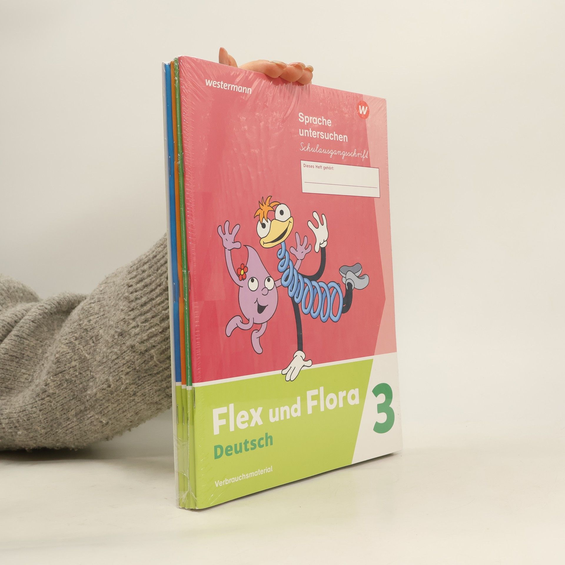 Autorenkollektiv Flex und Flora. Lernpaket Deutsch 3 (Schulausgangsschrift) Verbrauchsmaterial