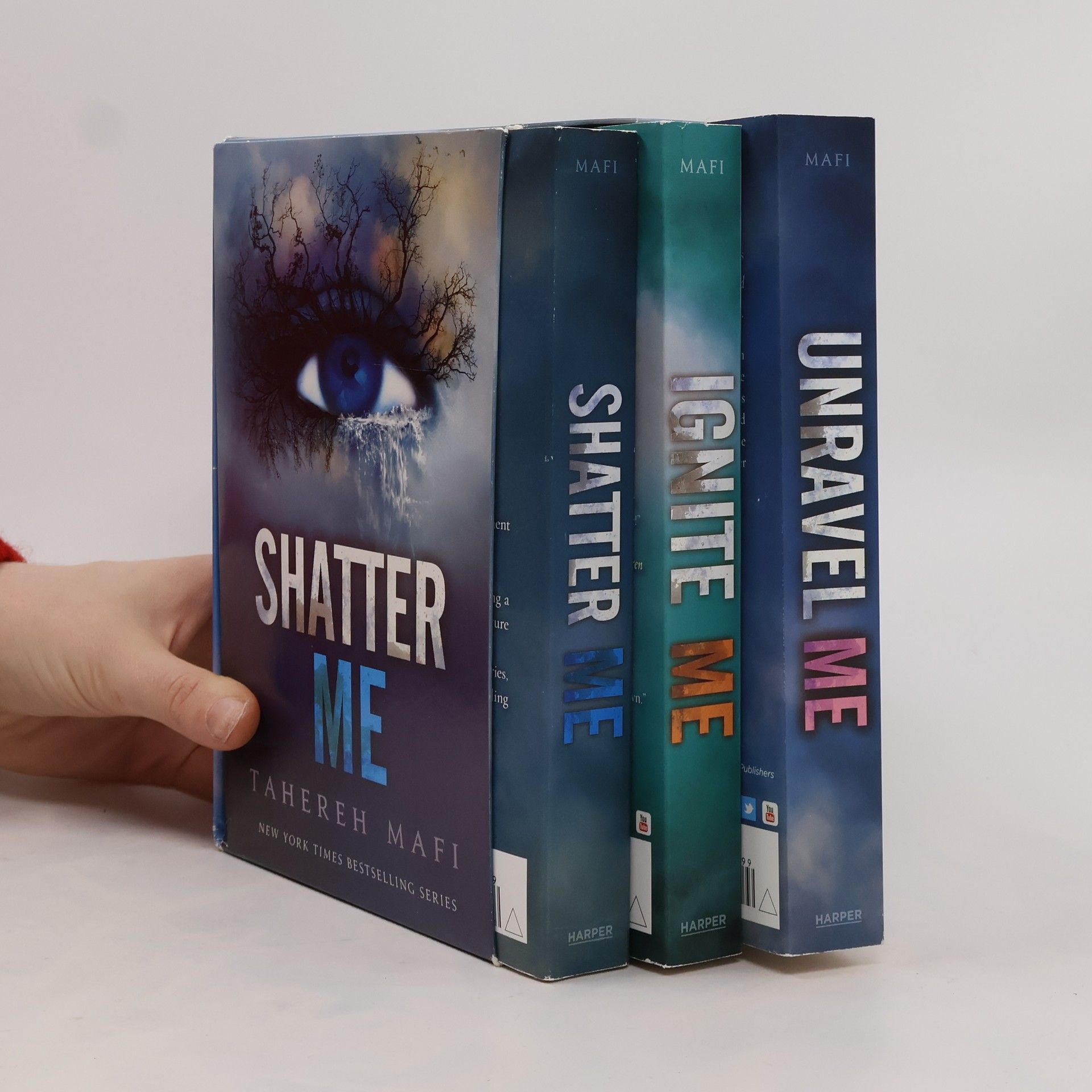 Tahereh Mafi Shatter Me Series Box Set, 3 Vols.