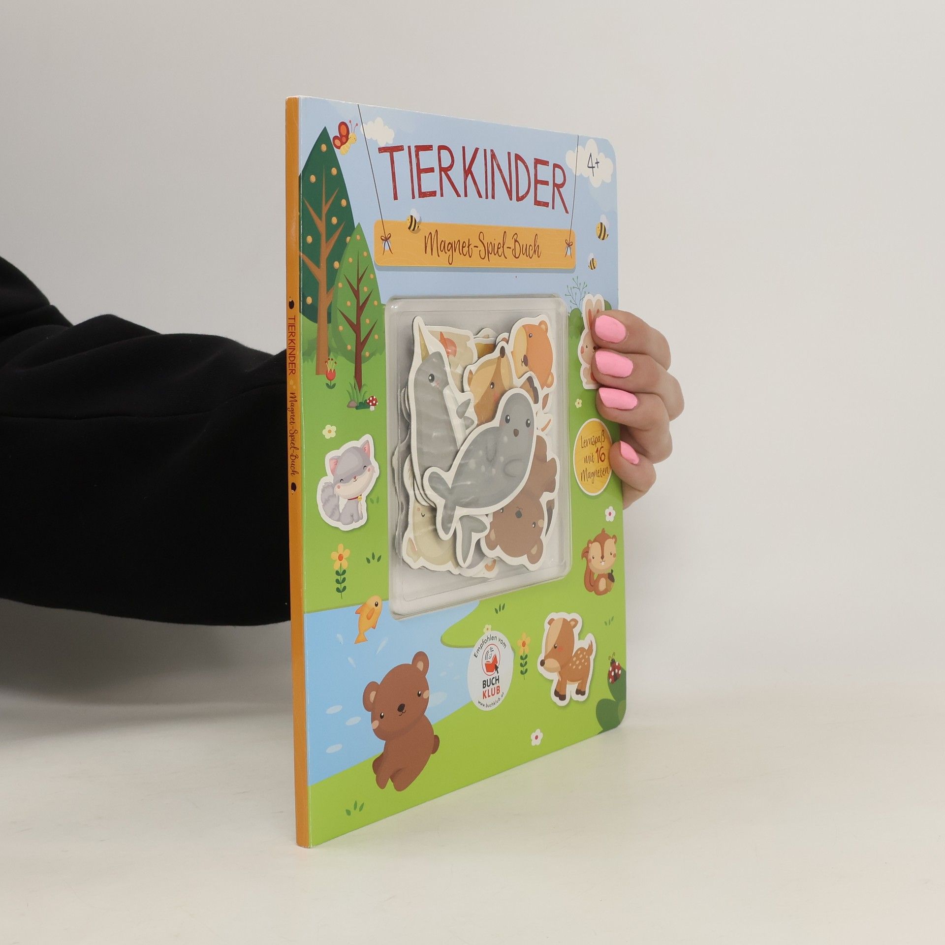 Collectif d'auteurs Tierkinder. Magnet-Spiel-Buch. Lernspaß mit 16 Magneten