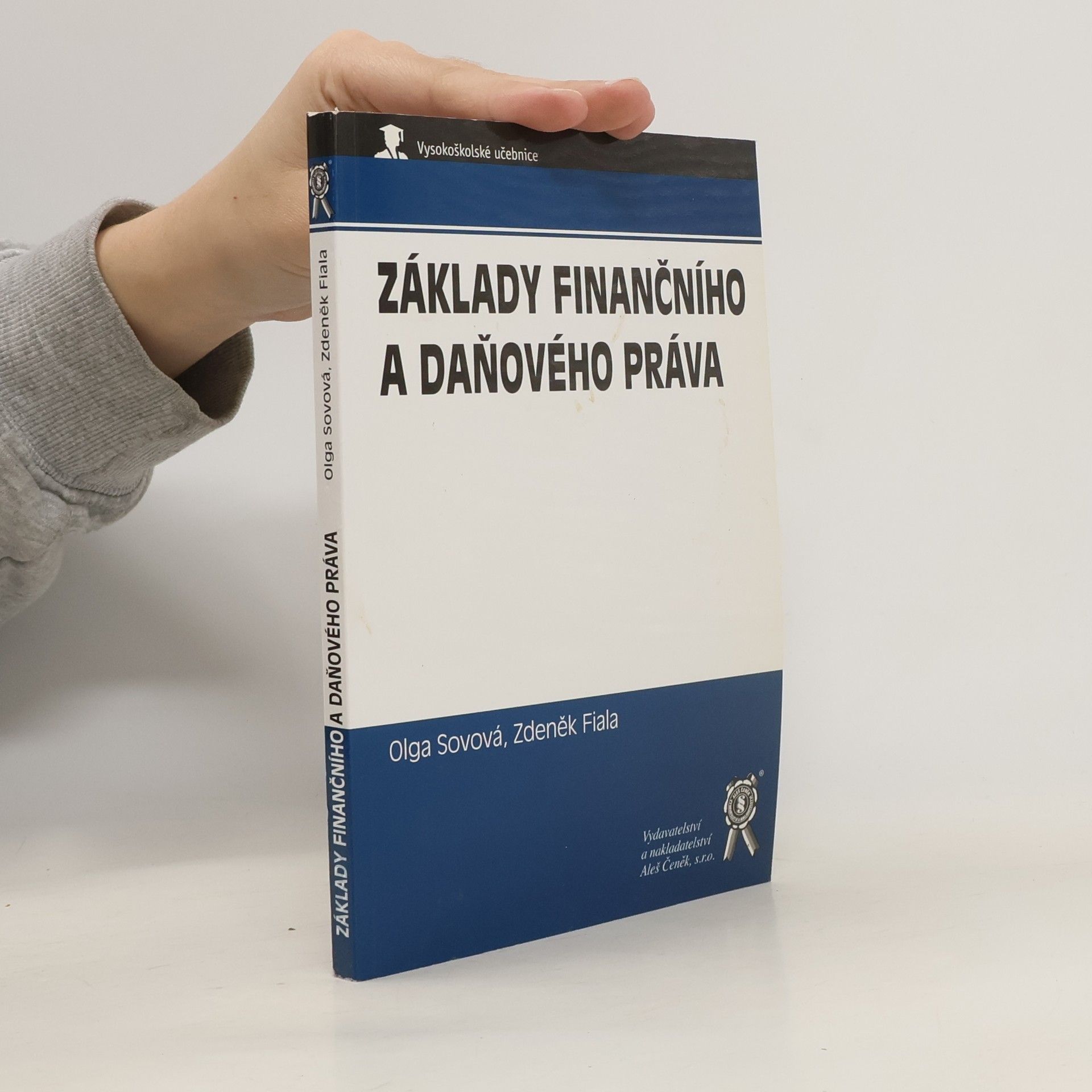 Olga Sovová Základy finančního a daňového práva