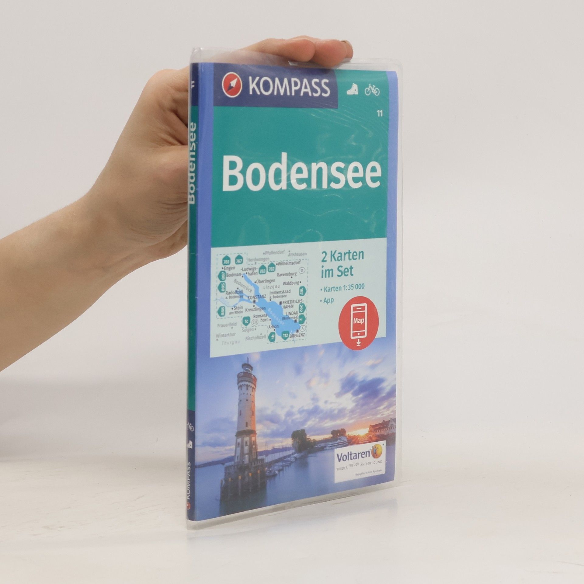 Autorenkollektiv Kompass Karte Bodensee, 2 Bl.