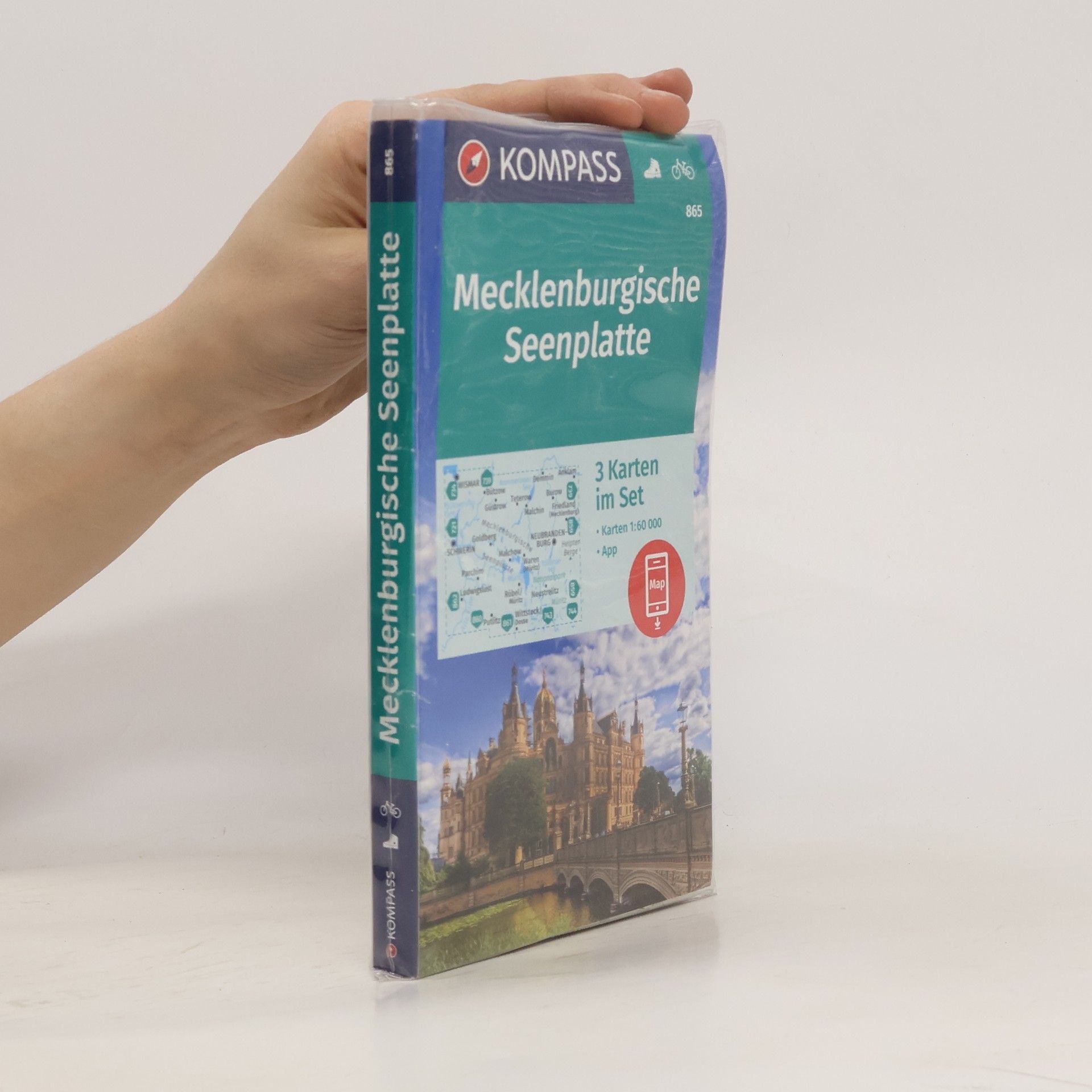 KOMPASS-Karten GmbH Mecklenburgische Seenplatte 1:60 000