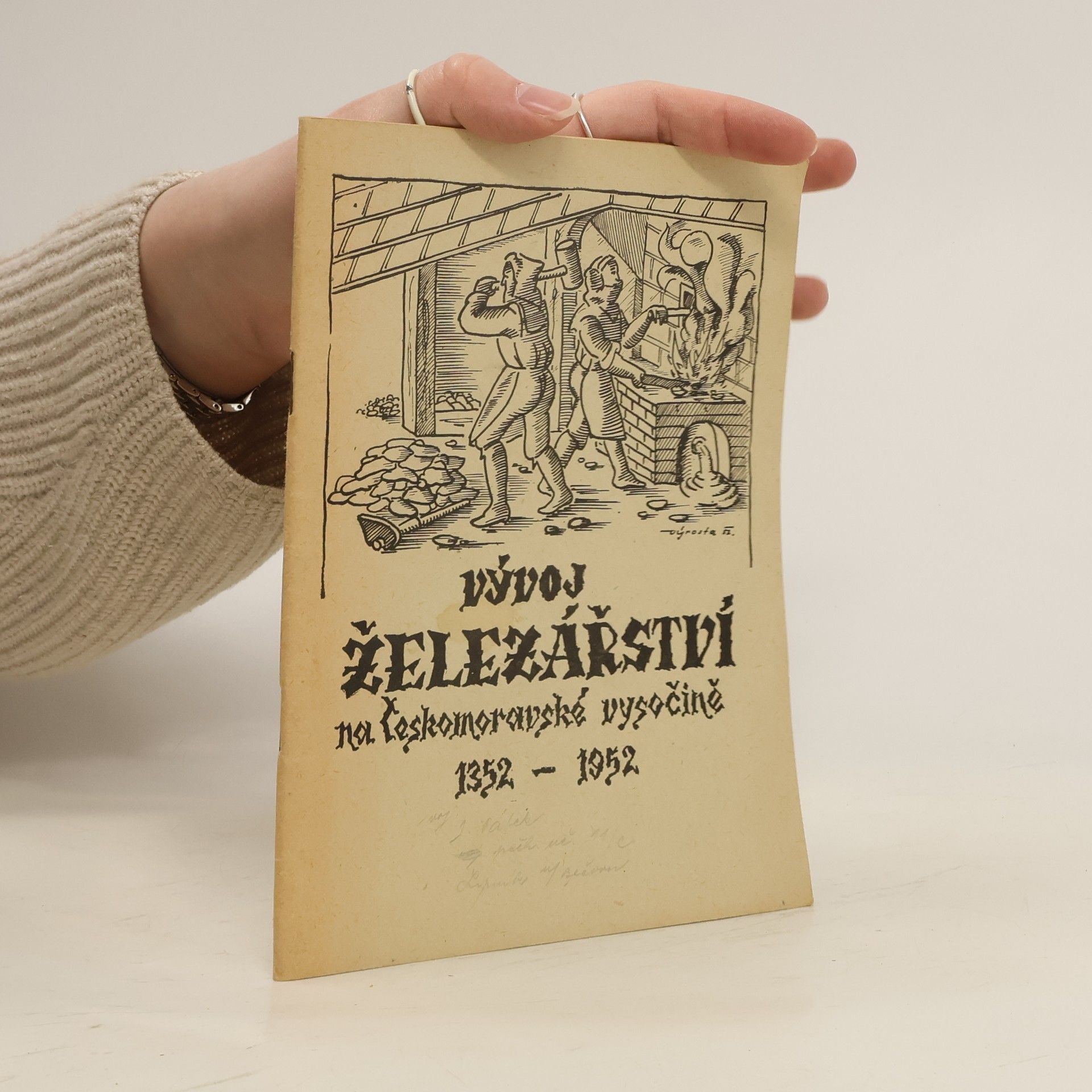 Metoděj Zemek Vývoj železářství na Českomoravské Vysočině 1352-1952