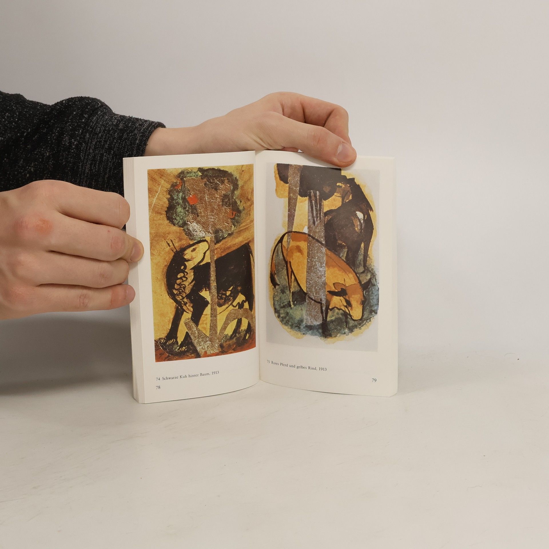 Franz Marc Zitronenpferd und Feuerochse