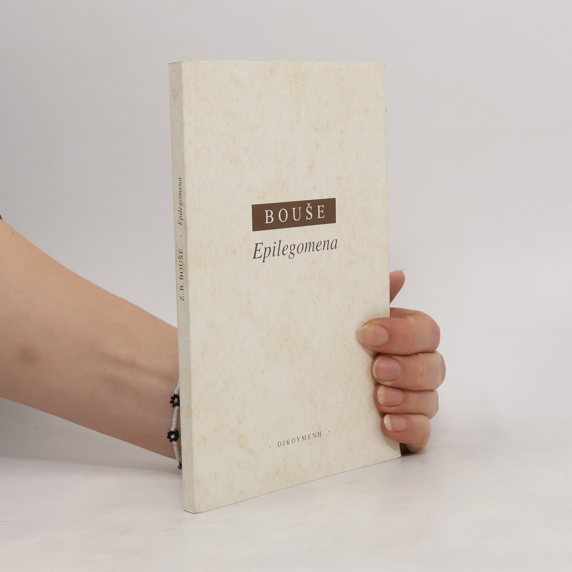 Bonaventura Bouše Epilegomena