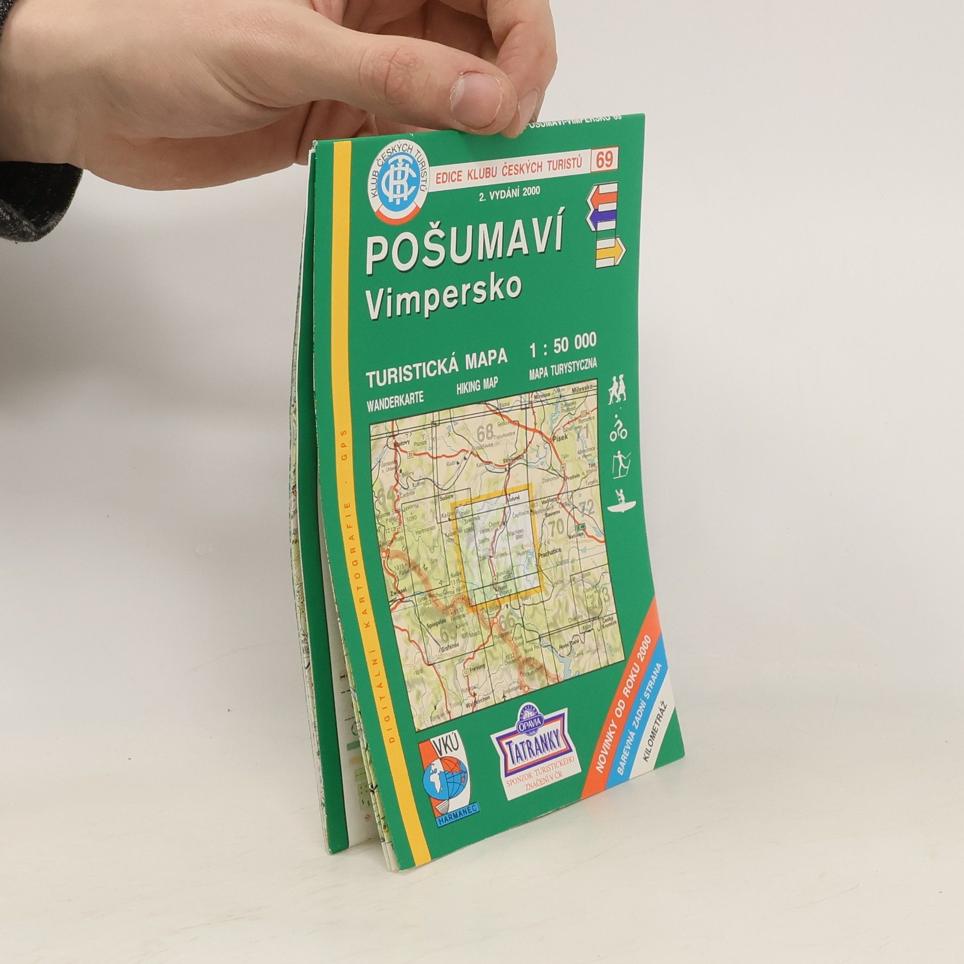 Jiří Rohlík Turistická mapa. Pošumaví: Vimpersko