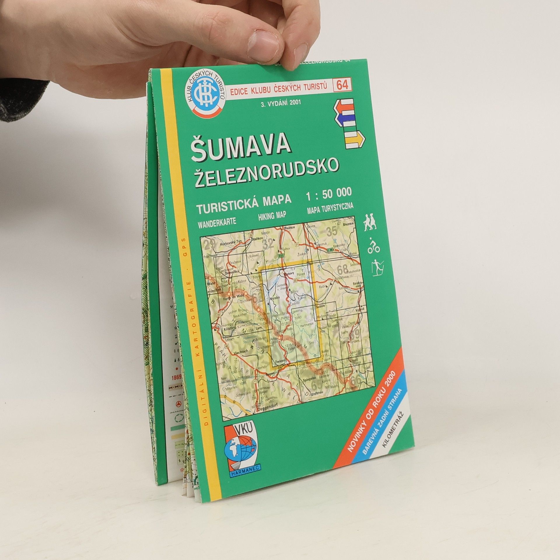 Slovensko) Vojenský kartografický ústav (Harmanec Šumava Železnorudsko : turistická mapa 1:50 000