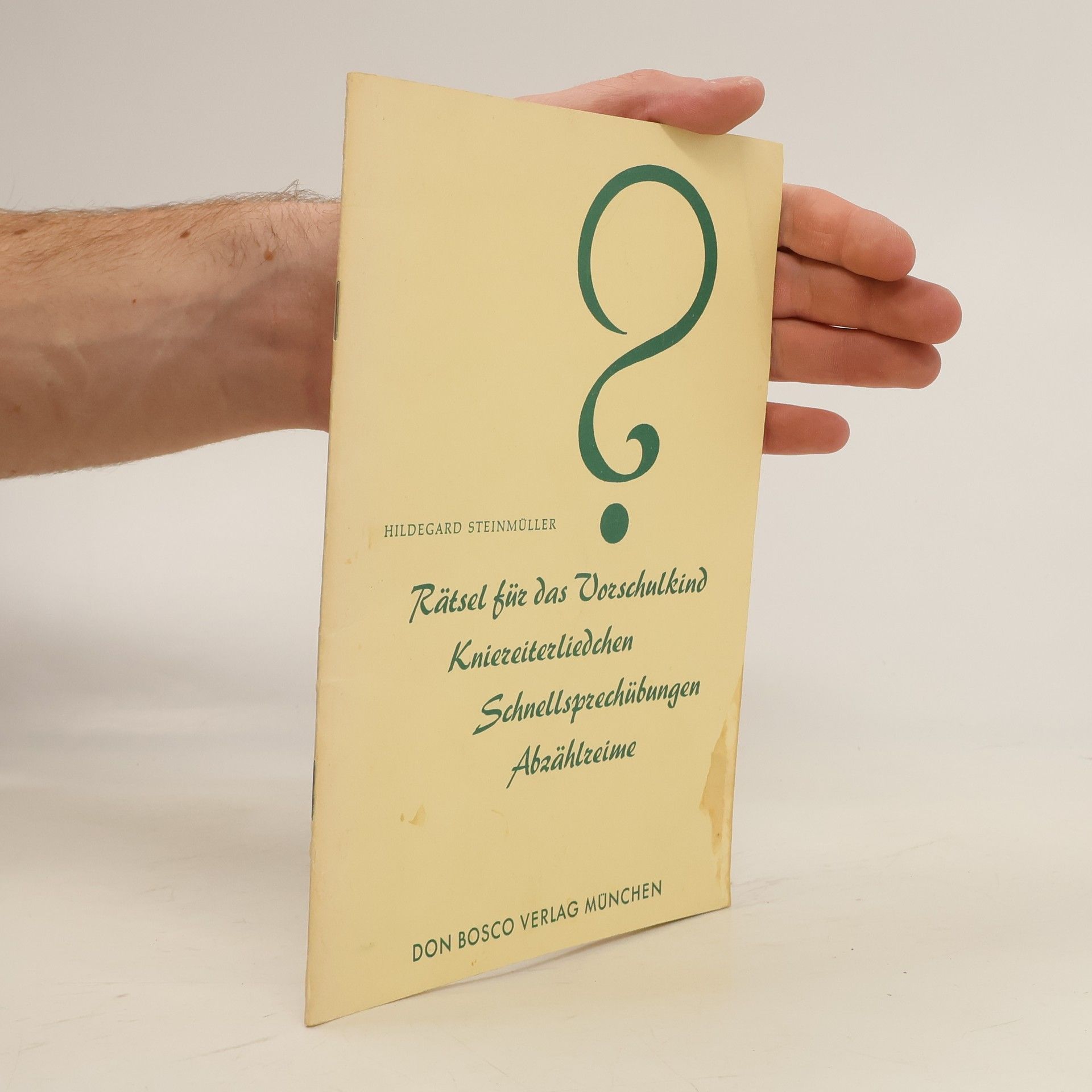 Hildegard Pabst-Stürzer Rätsel für das Vorschulkind