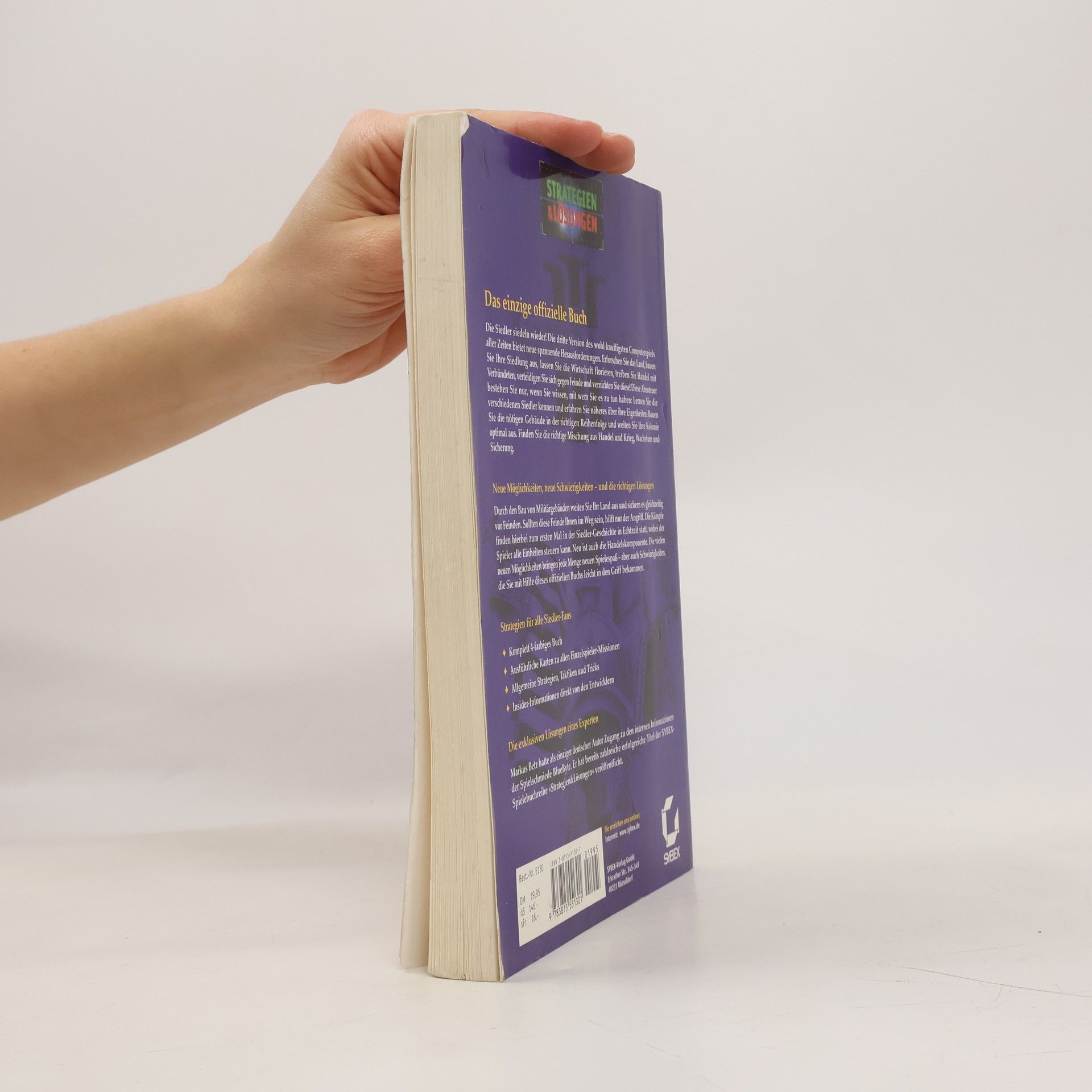 Markus Betz Das offizielle Buch zu Die Siedler III