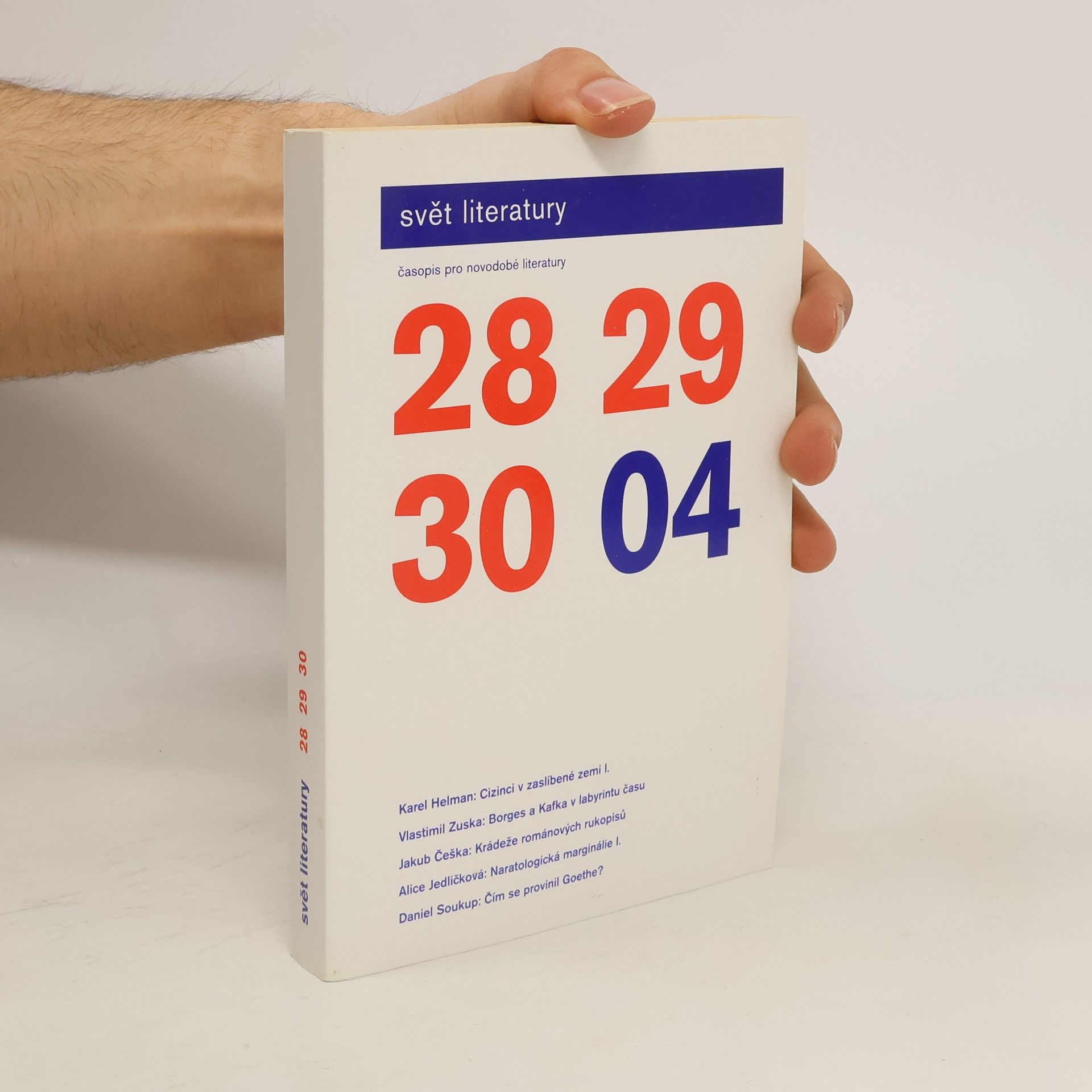 Autorenkollektiv Svět literatury 28, 29, 30/2004