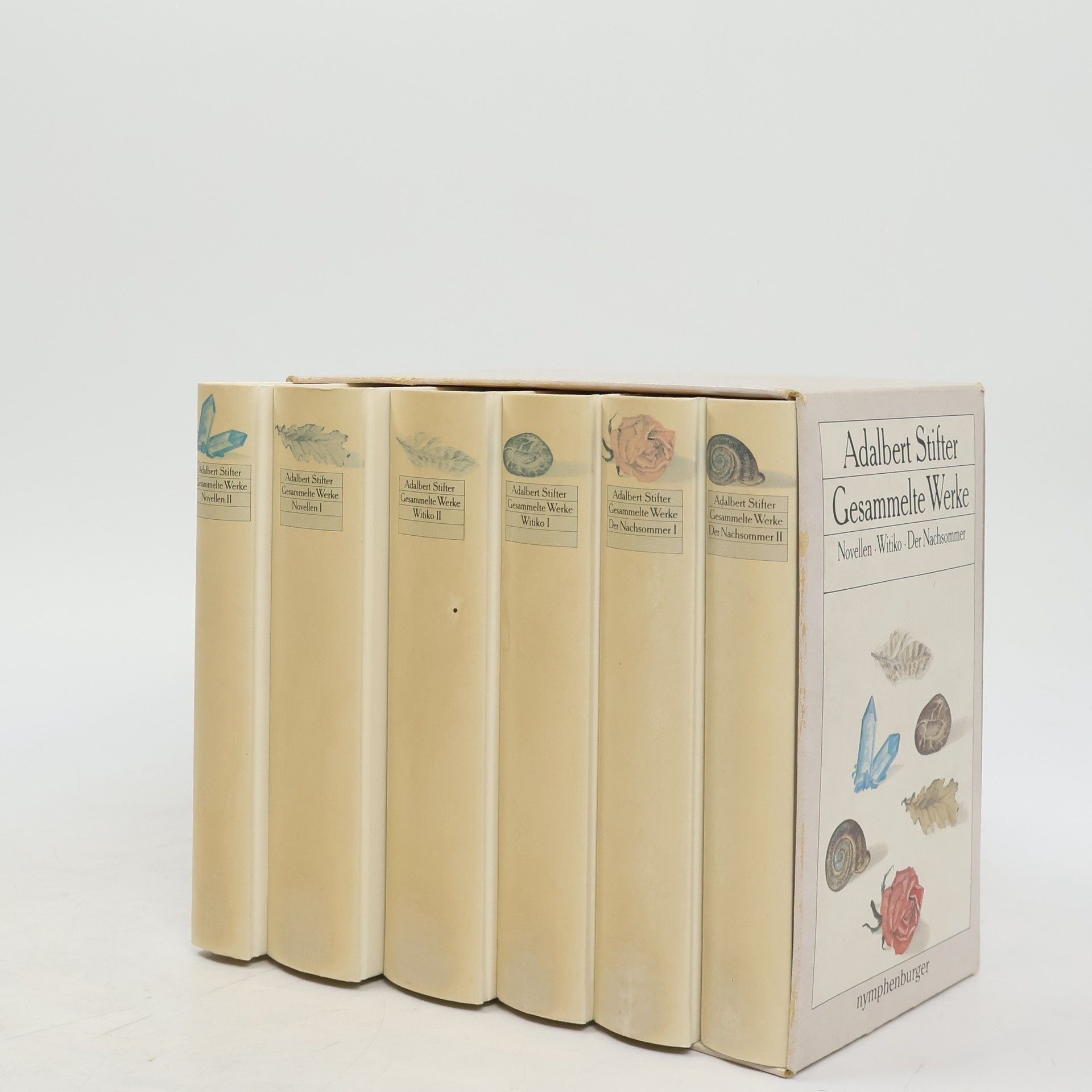 Adalbert Stifter Gesammelte Werke. Novellen. Witiko. Der Nachsommer. 6 svazků
