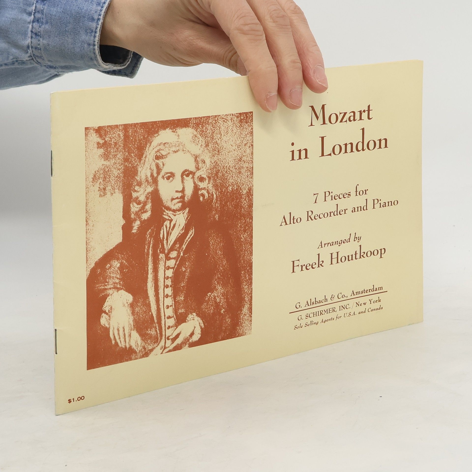 Freek Houtkoop Mozart in London. 7 Pieces for Alto Recorder and Piano