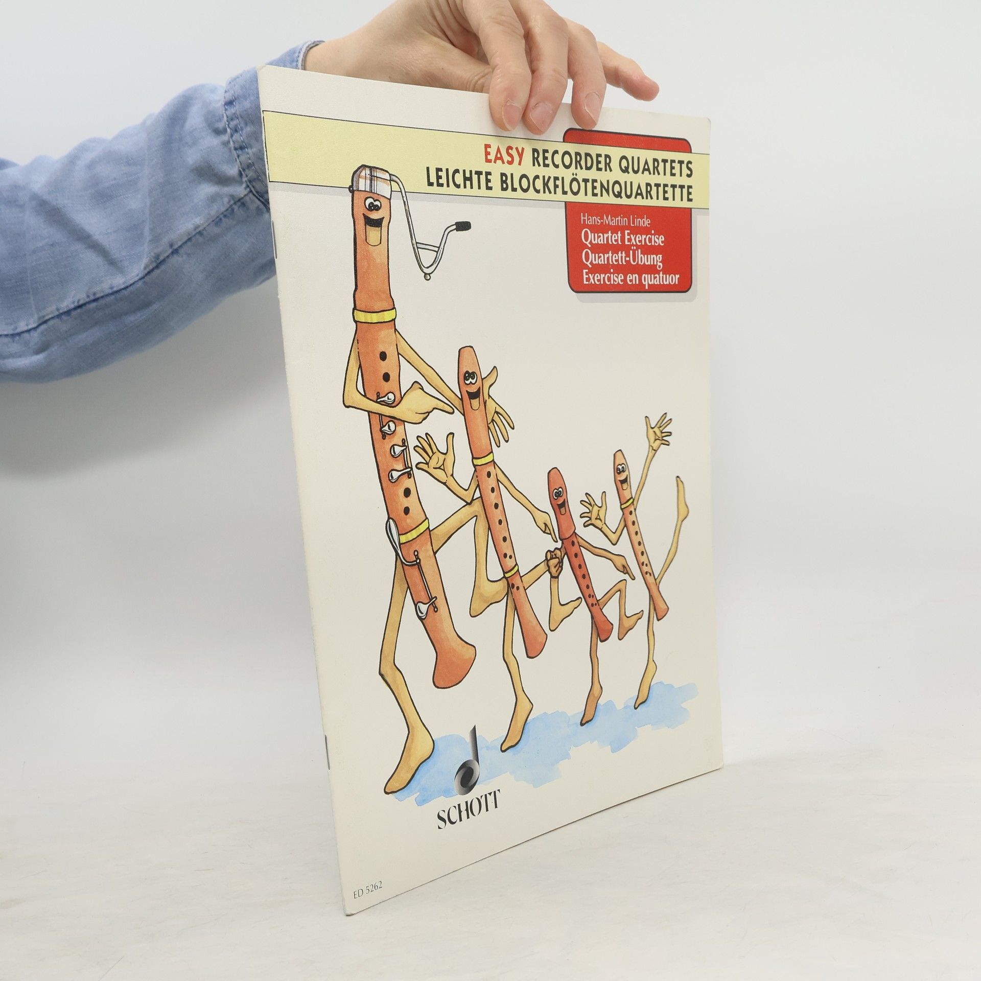 Hans-Martin Linde Easy Recorder Quartets. Quartet Exercise. Quartett-Übung. Exercise en quatuor