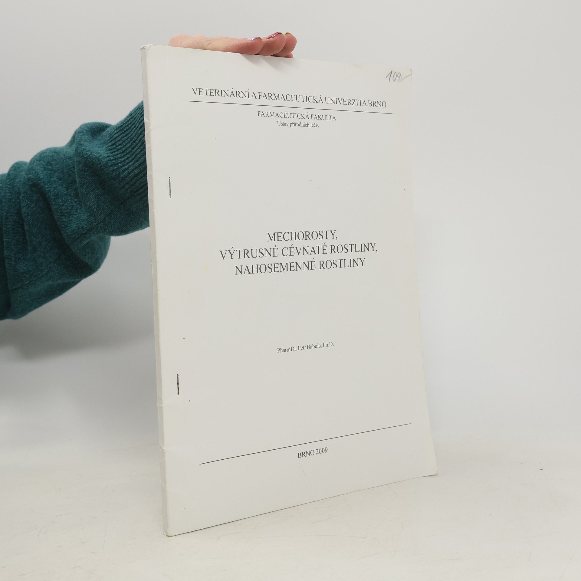 Petr Babula Mechorosty, výtrusné cévnaté rostliny, nahosemenné rostliny