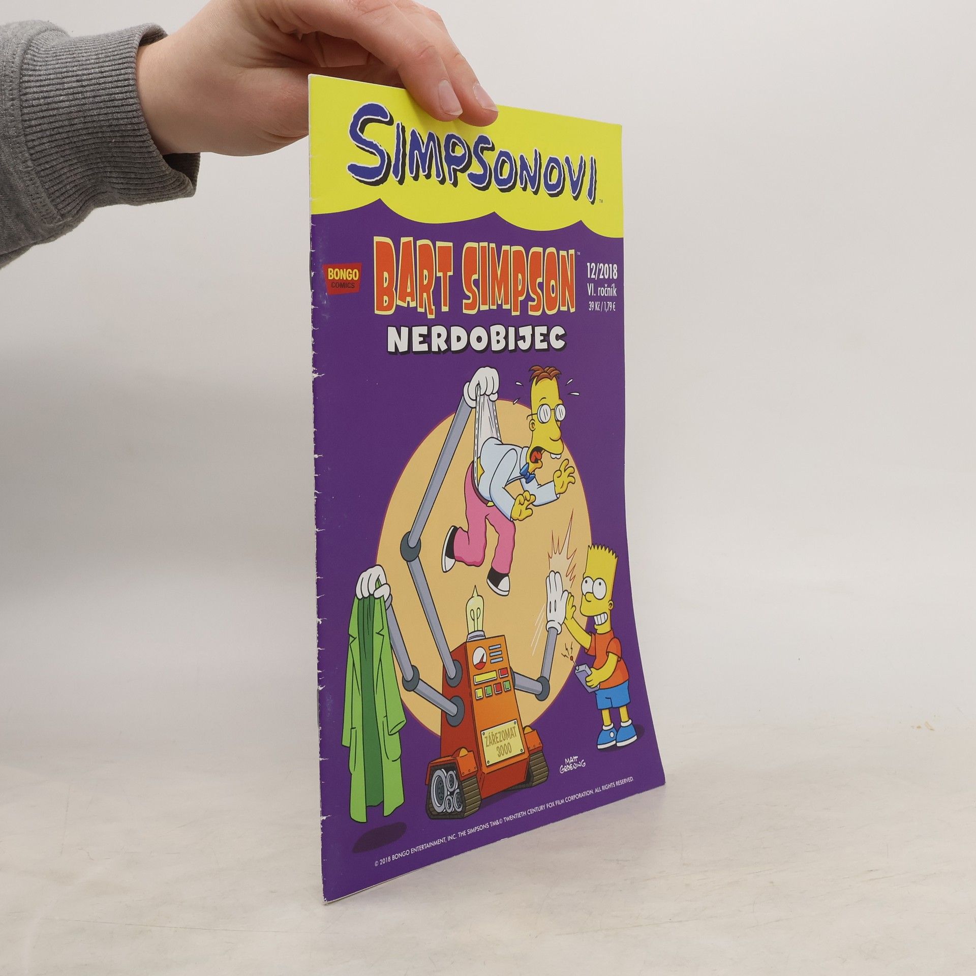 Peter Kuper Bart Simpson 12/2018: Nerdobijec