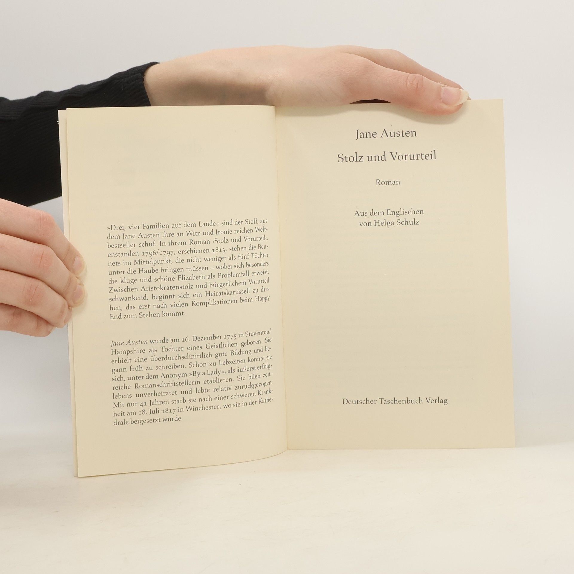 Jane Austen Stolz und Vorurteil