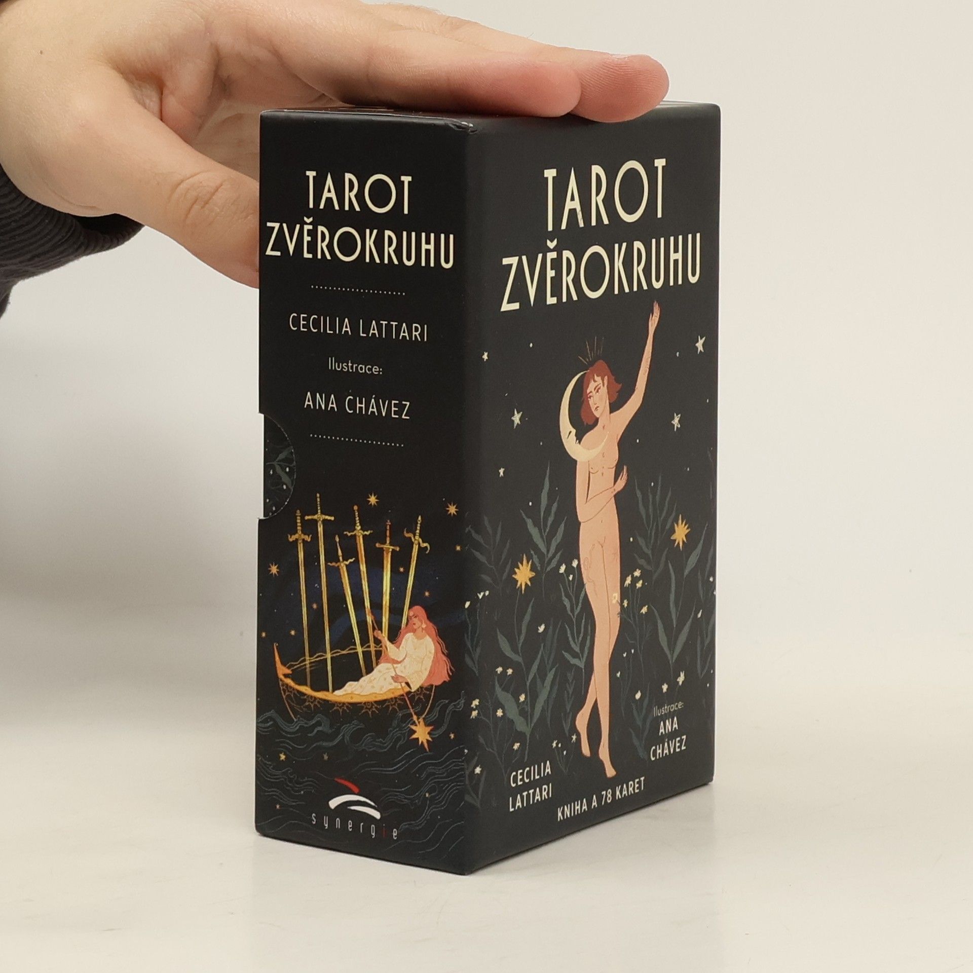 Cecilia Lattari Tarot zvěrokruhu - Kniha a 78 karet (lesklé)