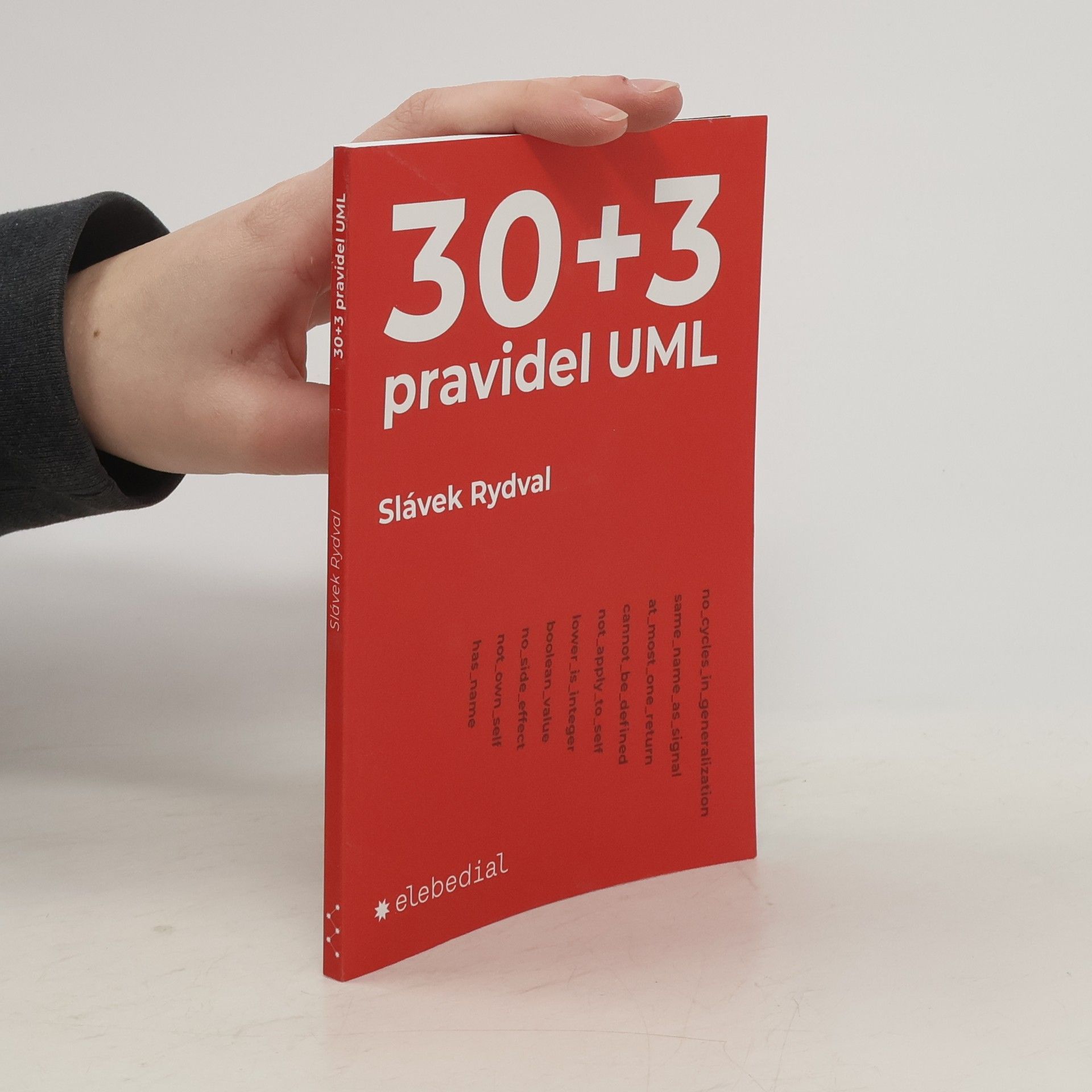 Slávek Rydval 30+3 pravidel UML