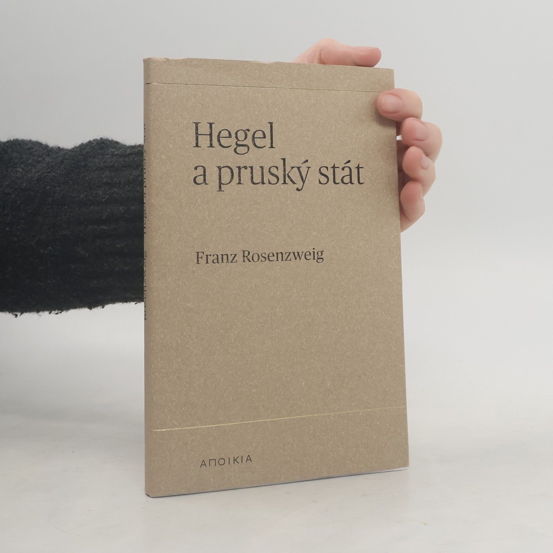Franz Rosenzweig Hegel a pruský stát