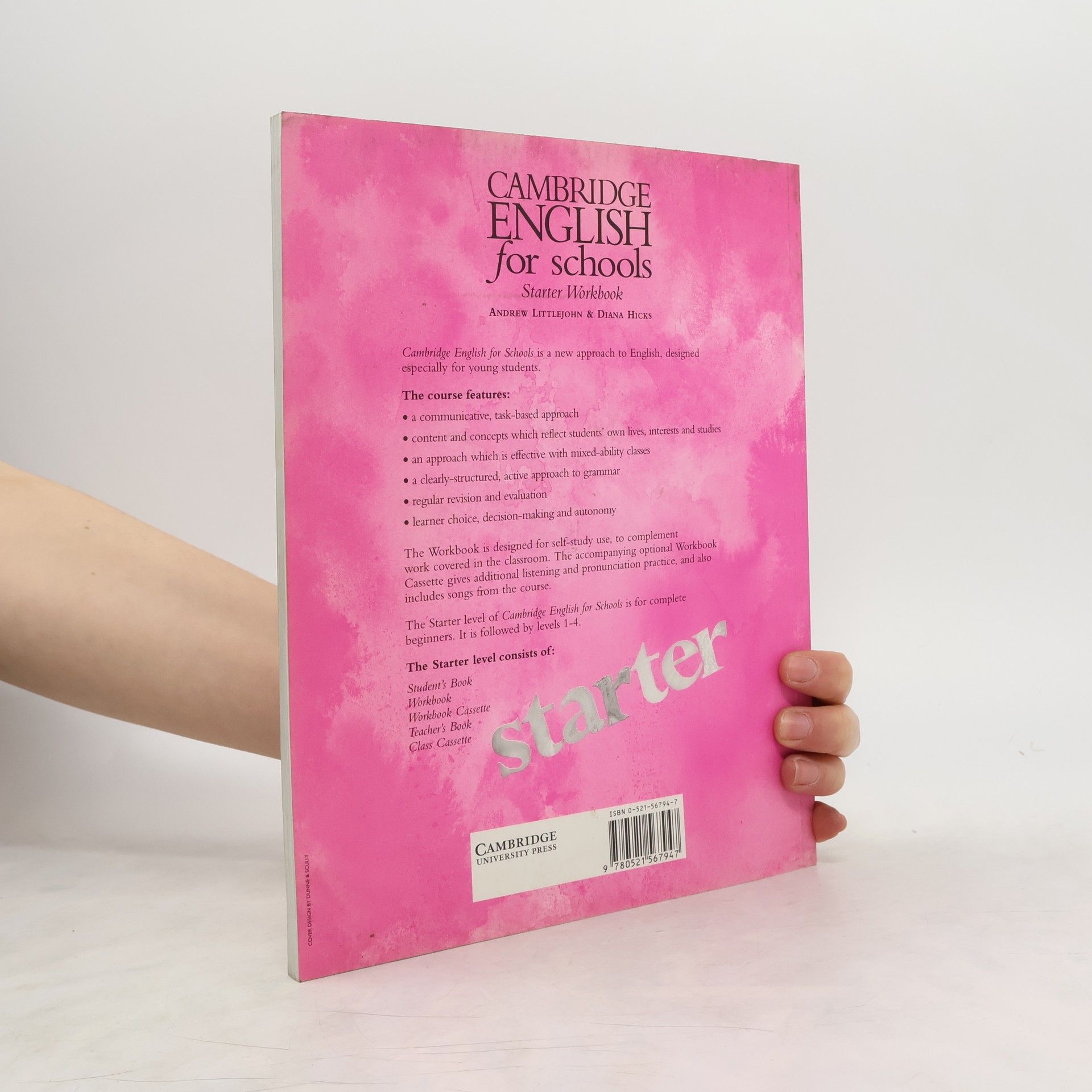 Andrew Littlejohn Cambridge English for schools starter workbook