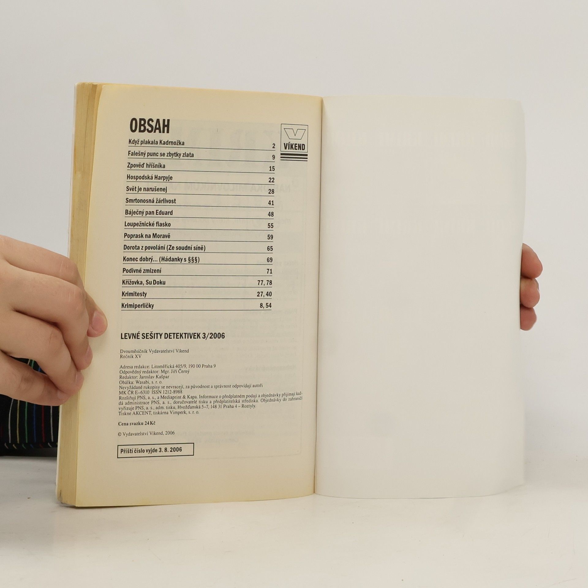 Collectif d'auteurs Levné sešity detektivek 3/2006