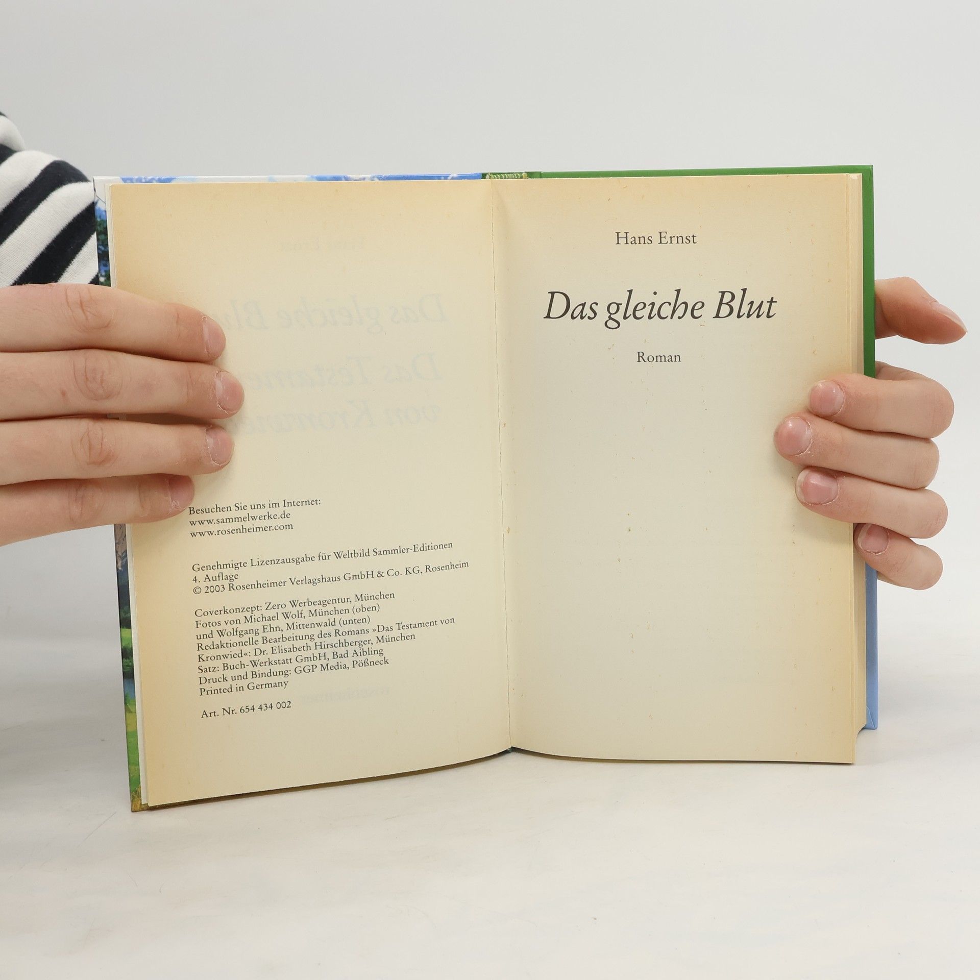Hans-Ernst Schwiete Das Testament von Kronwied