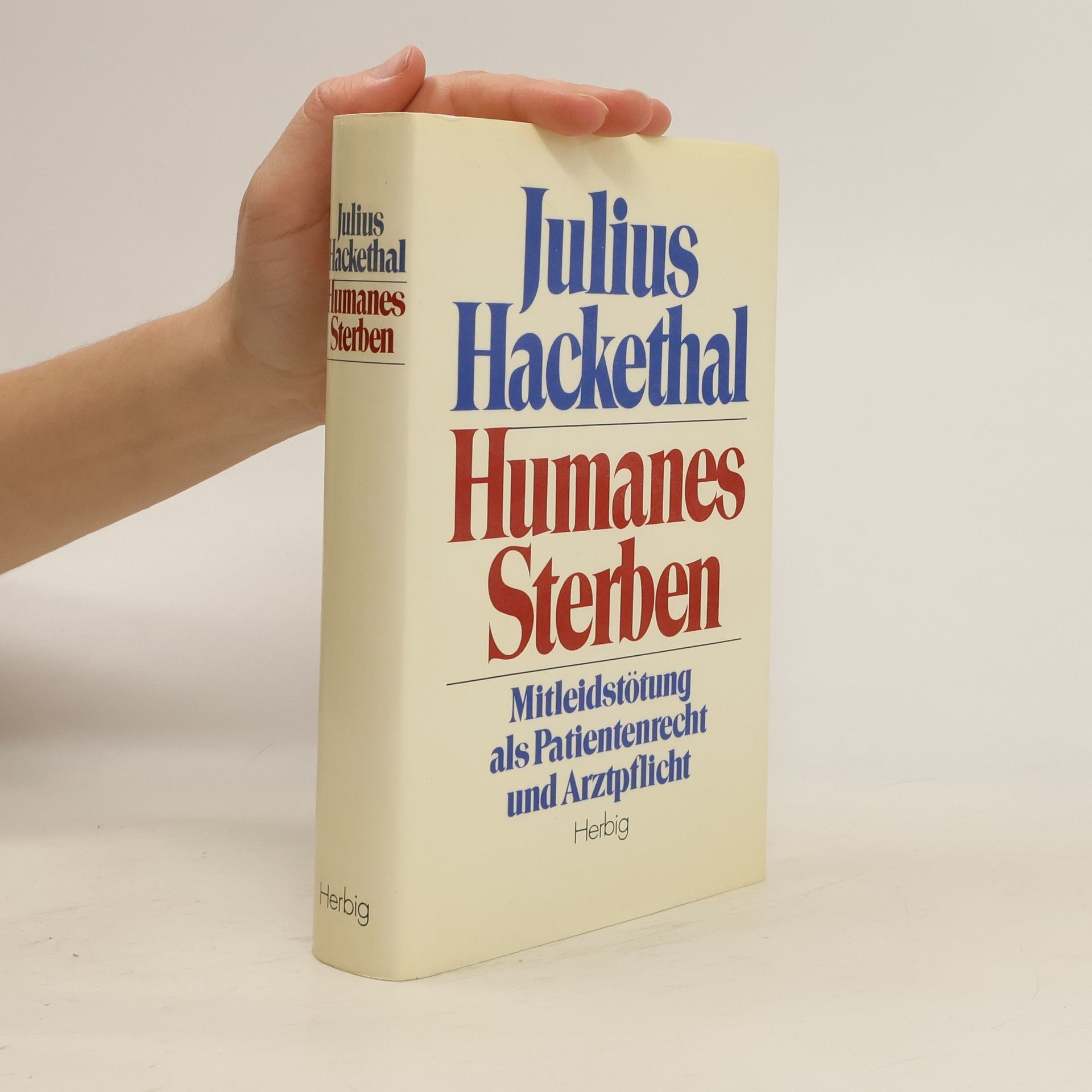 Julius Hackethal Humanes Sterben