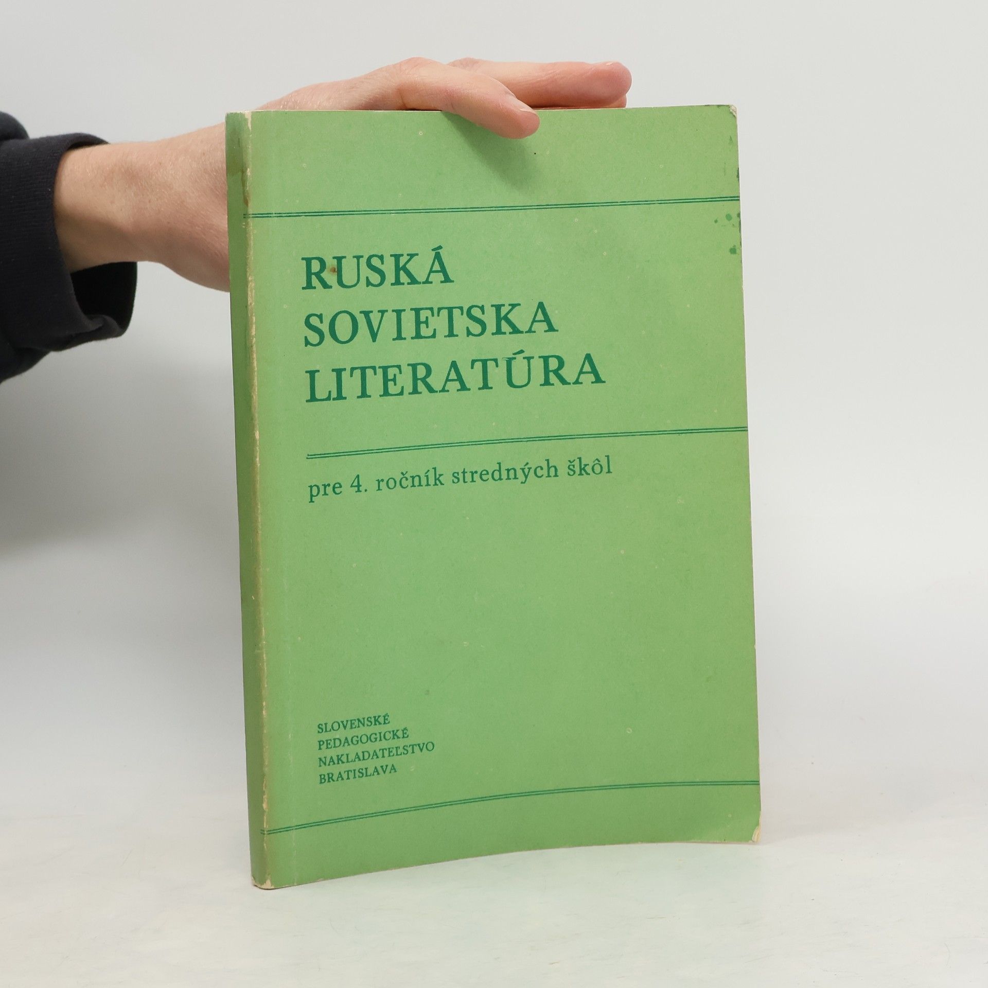 Vladimír Čerevka Ruská sovietska literatúra pre 4. ročník stredných škôl