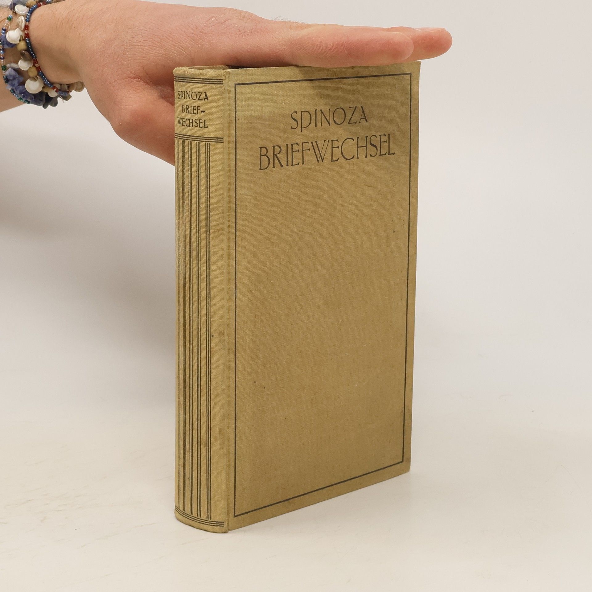Various authors Spinozas Briefwechsel und andere Dokumente