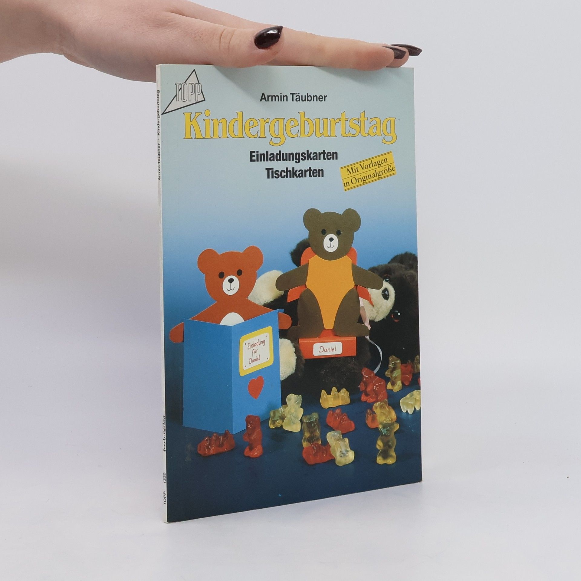 Armin Täubner Kindergeburtstag. Einladungskarten Tischkarten