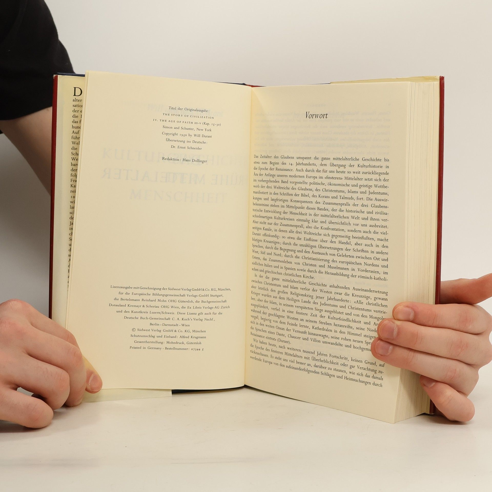 Will Durant Durant Kulturgeschichte der Menschheit