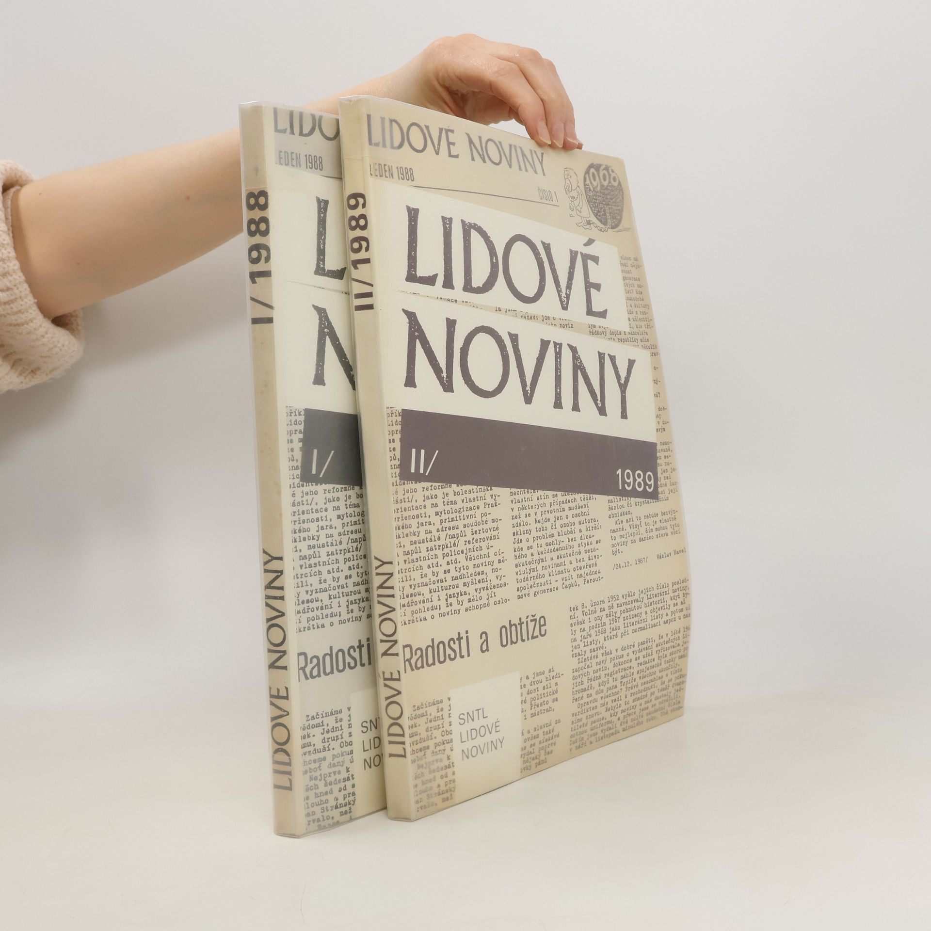 Collectif d'auteurs Lidové noviny I-II/1988-1989