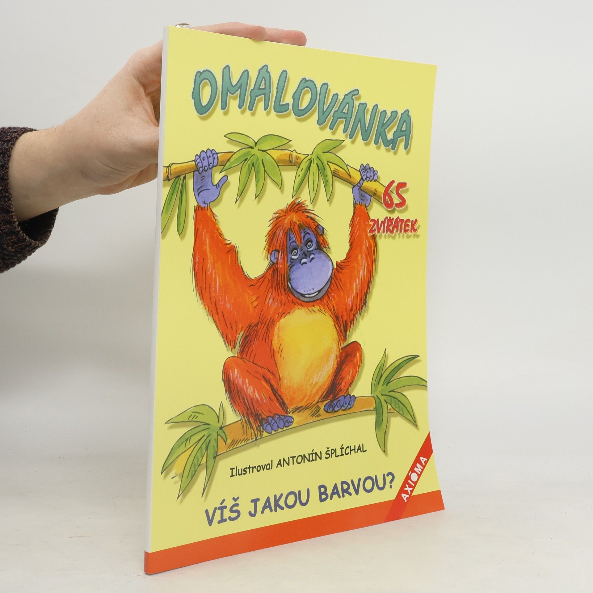 Antonín Šplíchal Omalovánka 65 zvířátek už víš, jakou barvou?