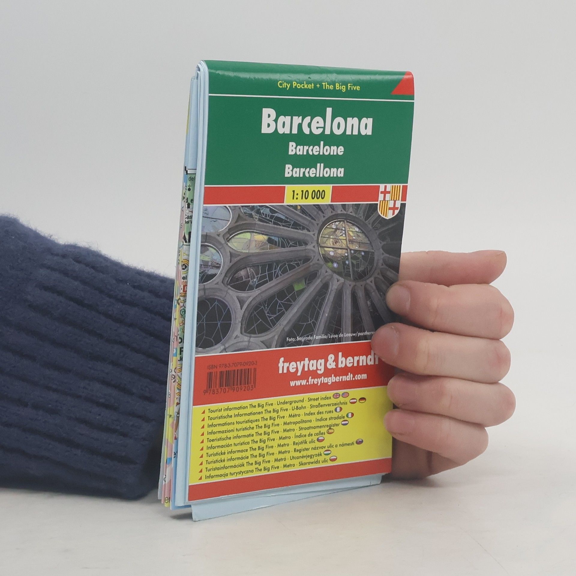 Collectif d'auteurs PL 109 CP Barcelona 1:10 000 / kapesní plán města