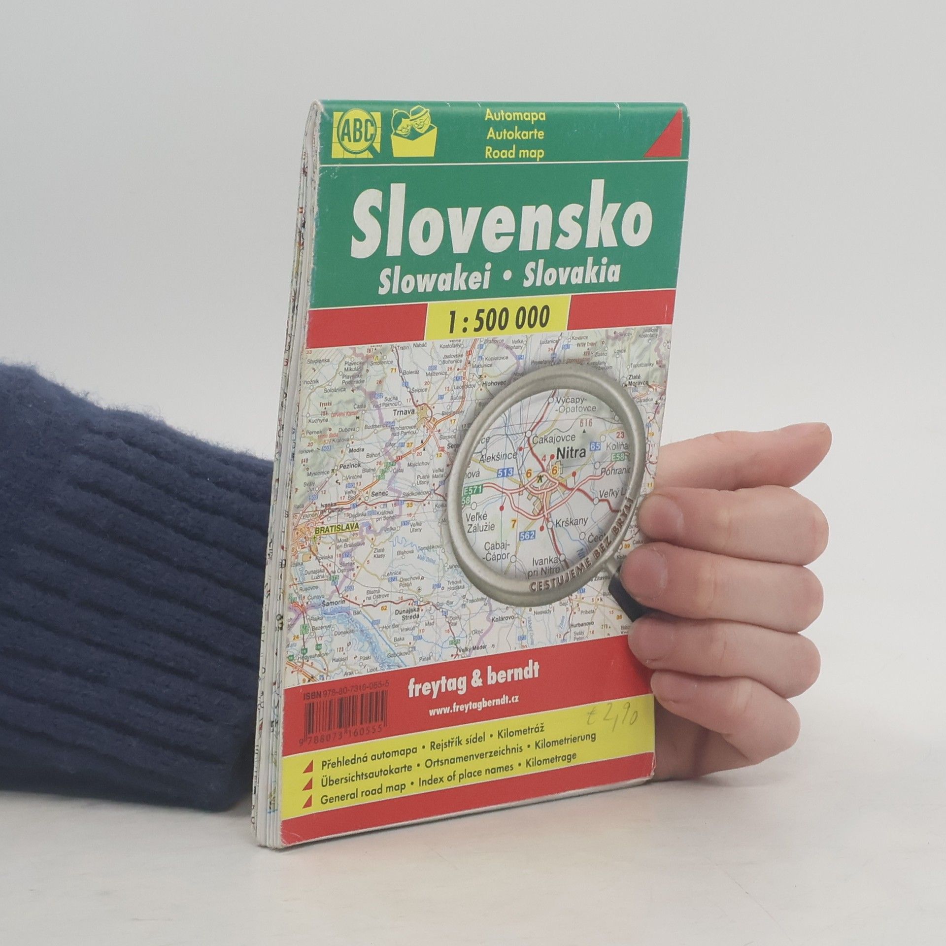 kolektiv Slovensko automapa 1:500 000 (velké písmo)