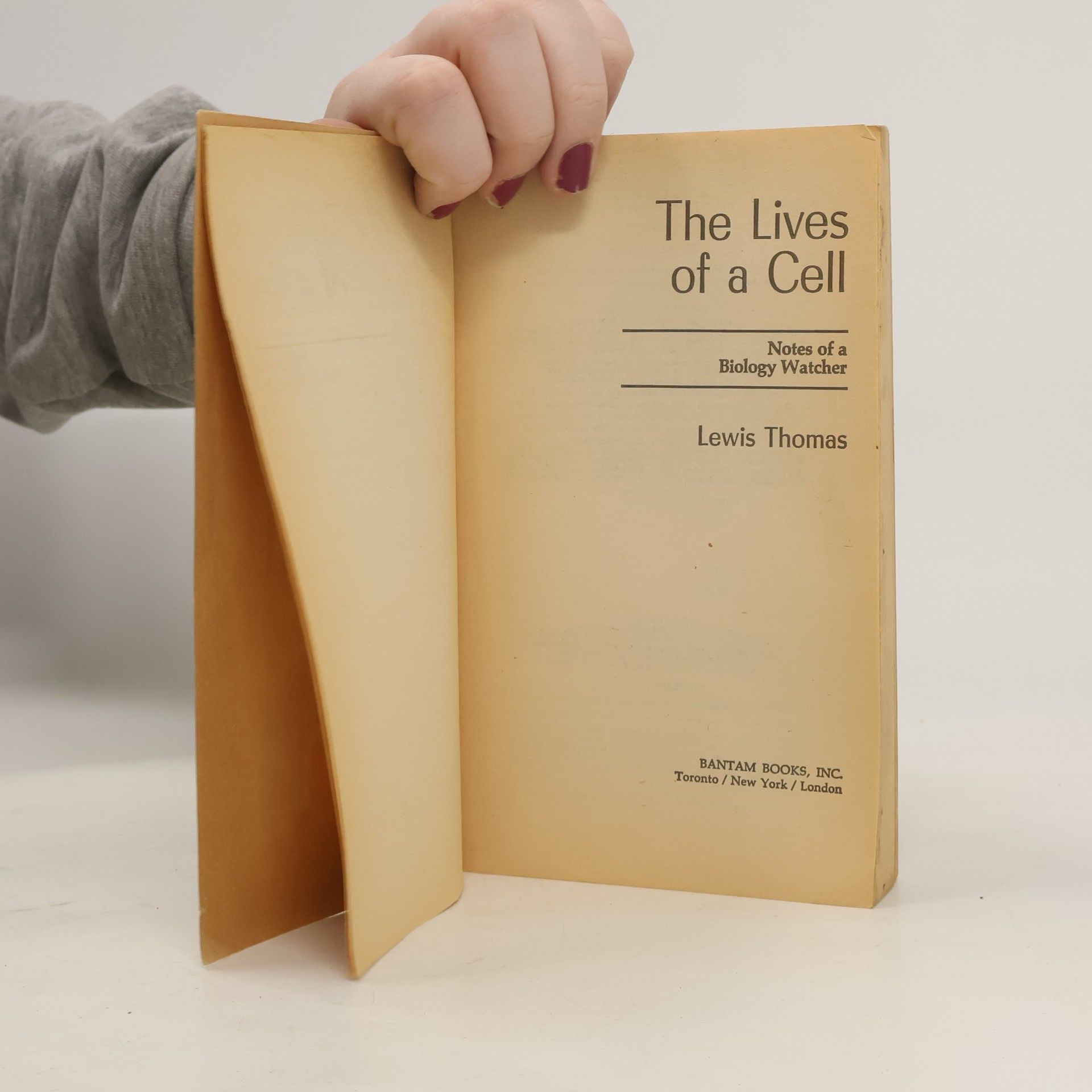 Lewis Thomas The Lives of a Cell