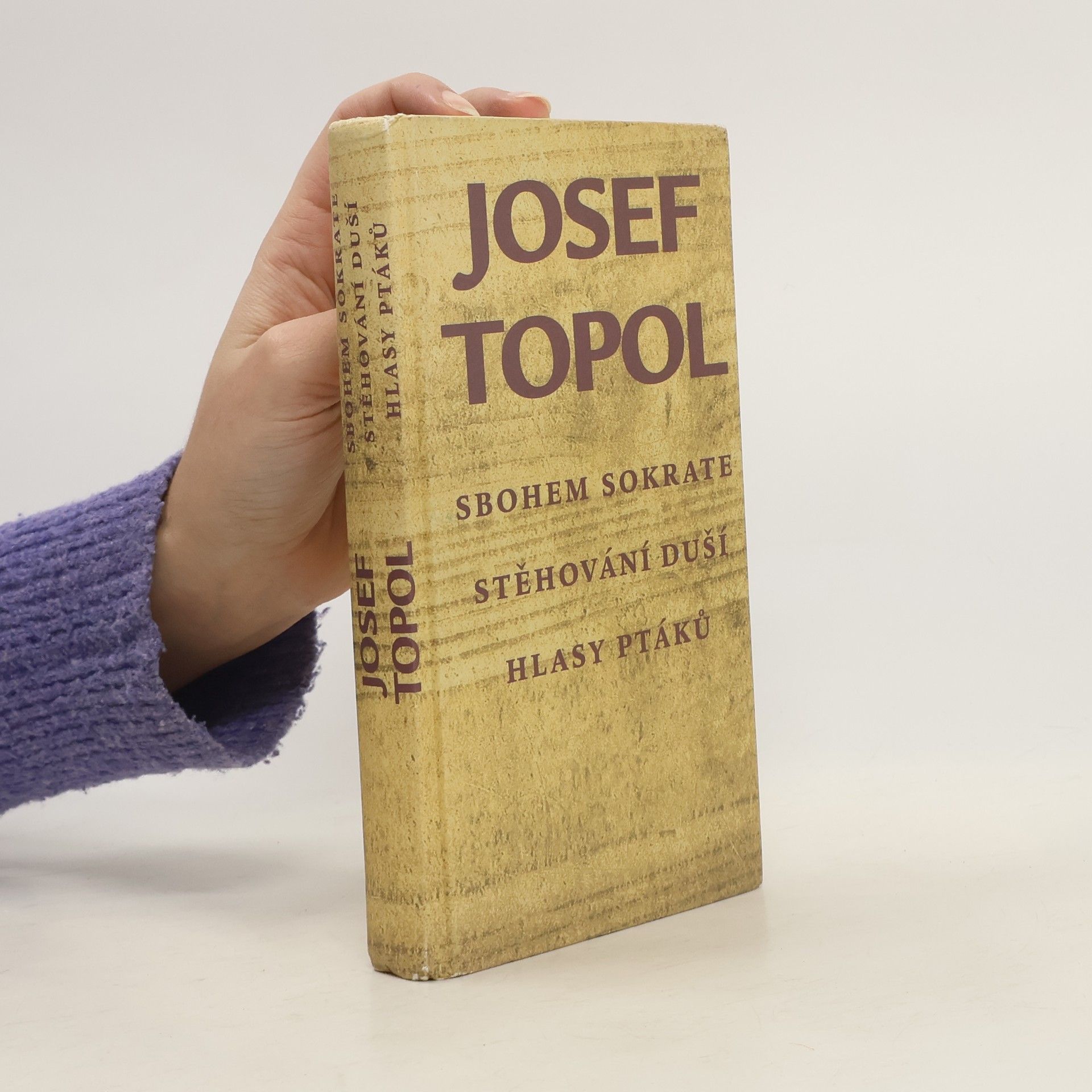 Josef Topol Sbohem Sokrate. Stěhování duší. Hlasy ptáků