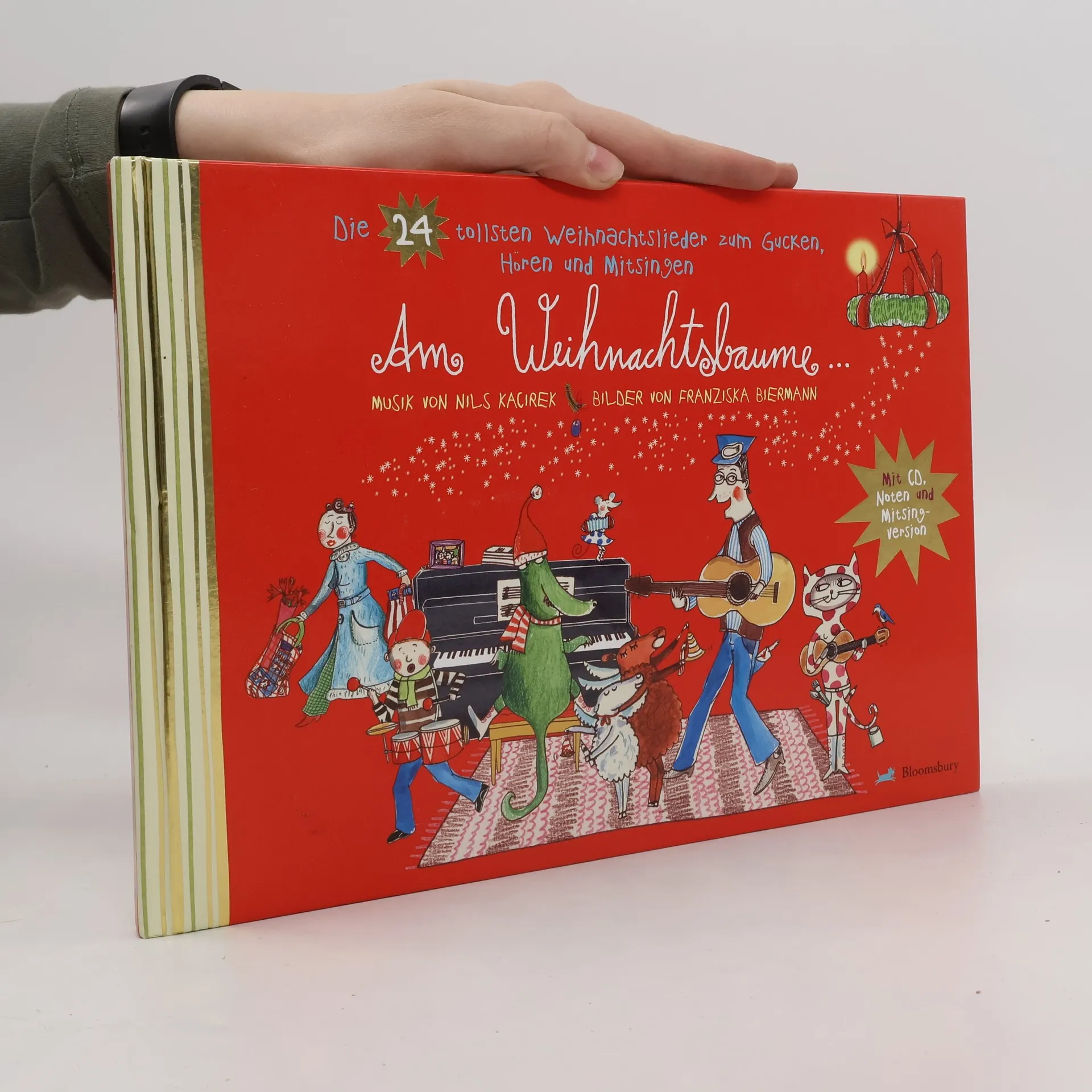 Am Weihnachtsbaume... Die 24 tollsten Weihnachtslieder zum Gucken, Hören und Mitsingen | Kniha | pevná | Nils Kacirek | DE