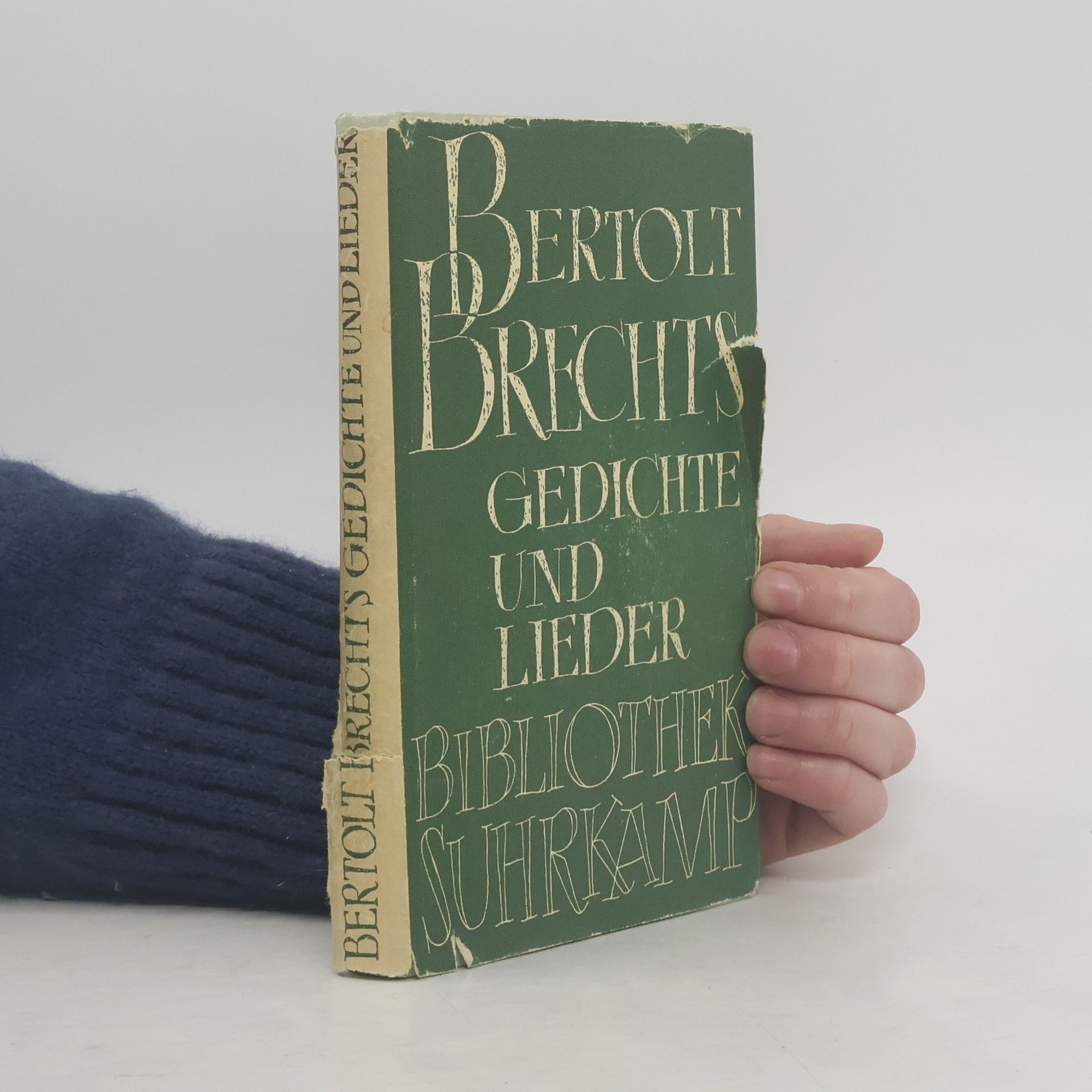 Peter Suhrkamp Bertolt Brechts - Gedichte und Lieder