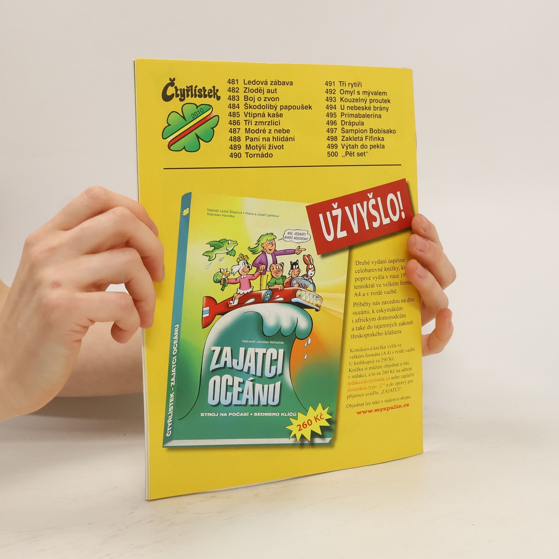 Kolektív autorov Čtyřlístek 484, 4/2010. Škodolibý papoušek