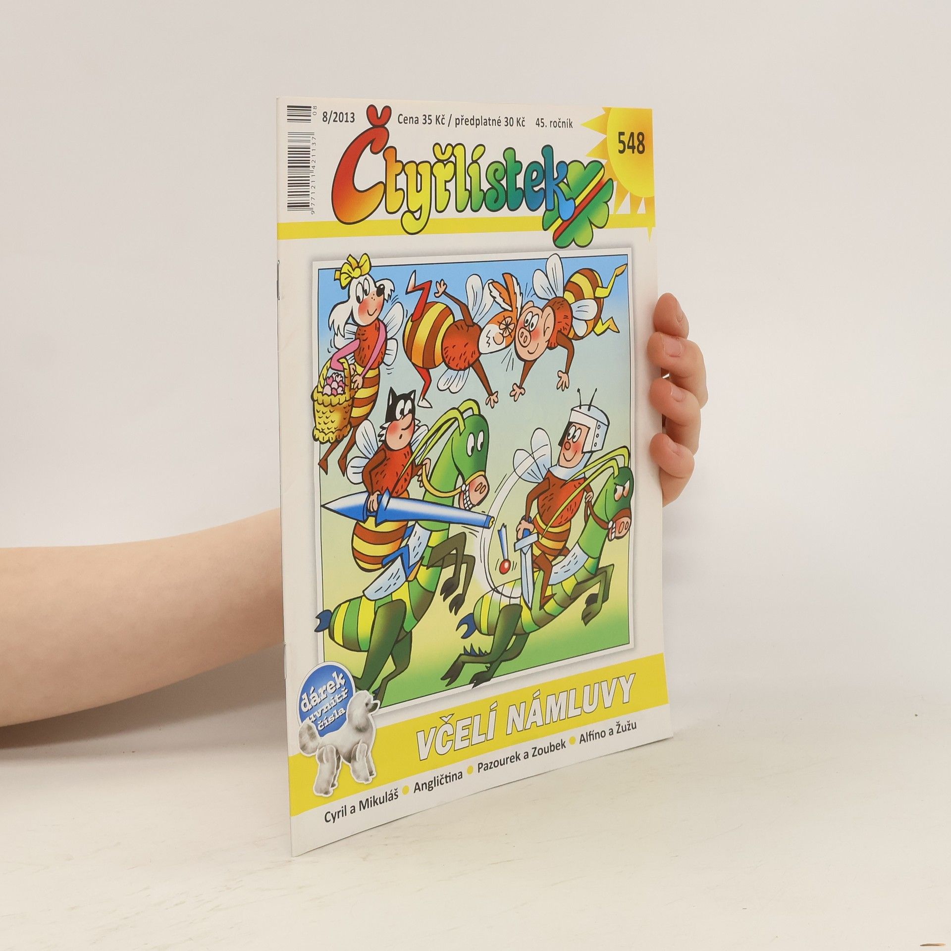 Collectif d'auteurs Čtyřlístek 548. 8/2013. Včelí námluvy