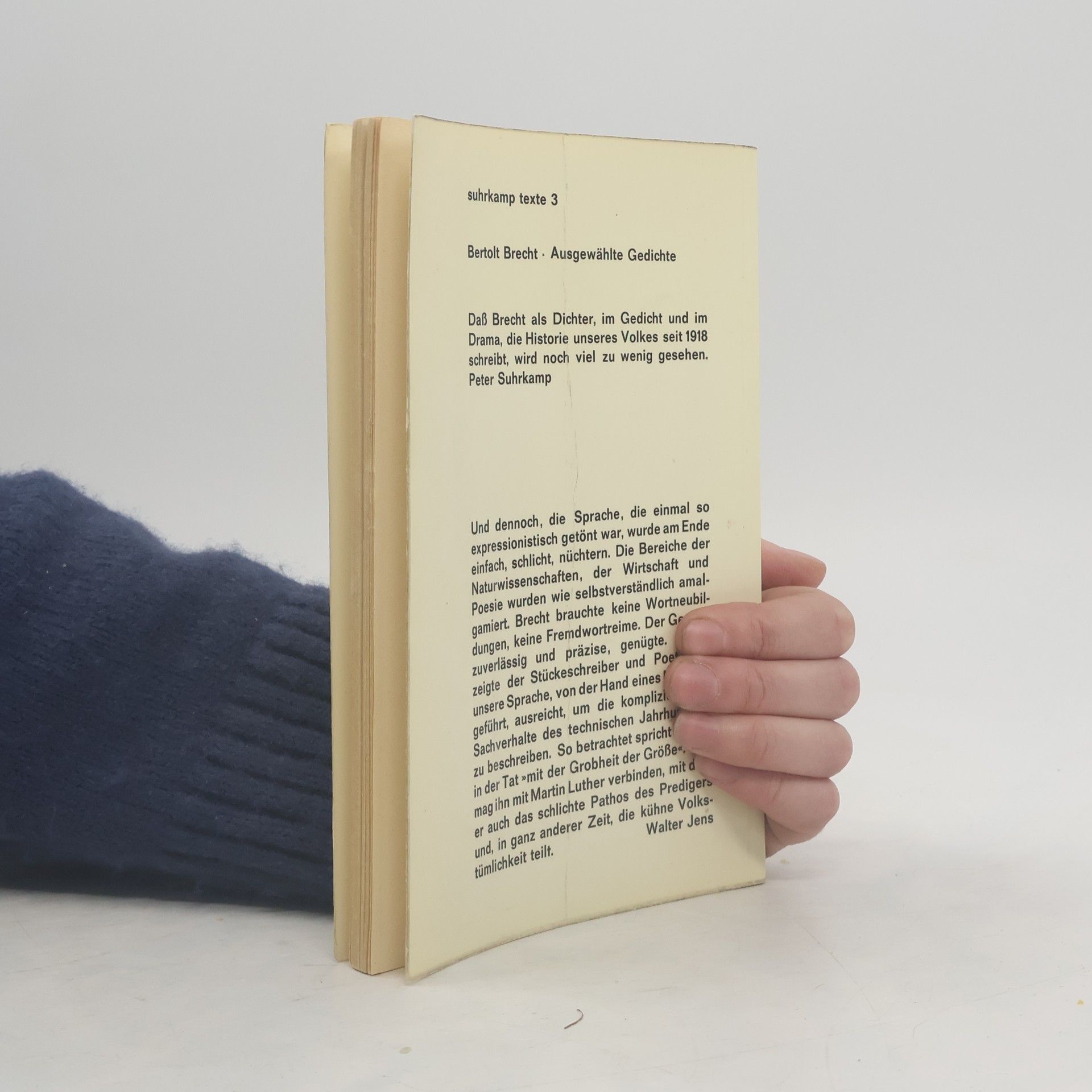 Bertolt Brecht Ausgewählte Gedichte