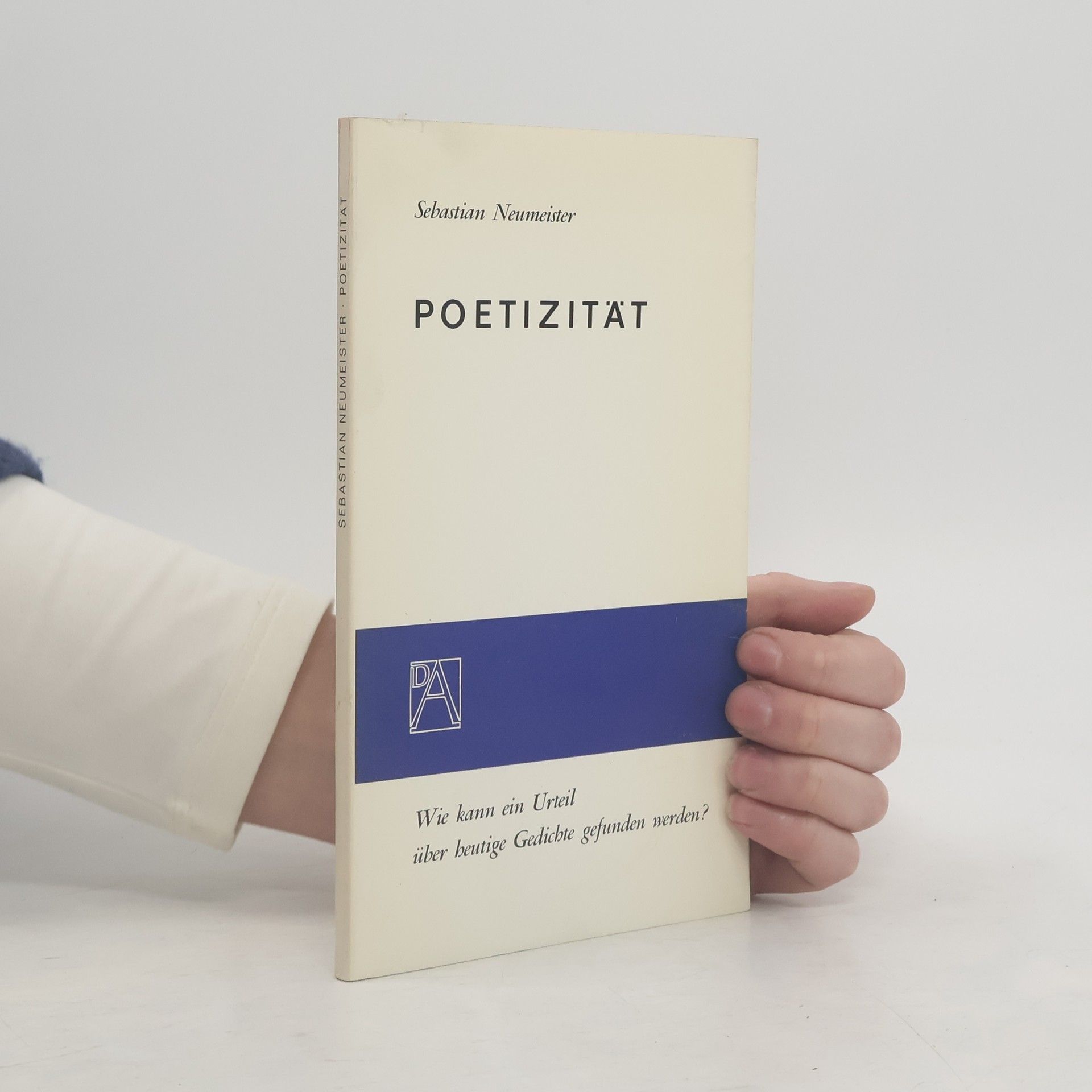 Sebastian Neumeister Poetizität