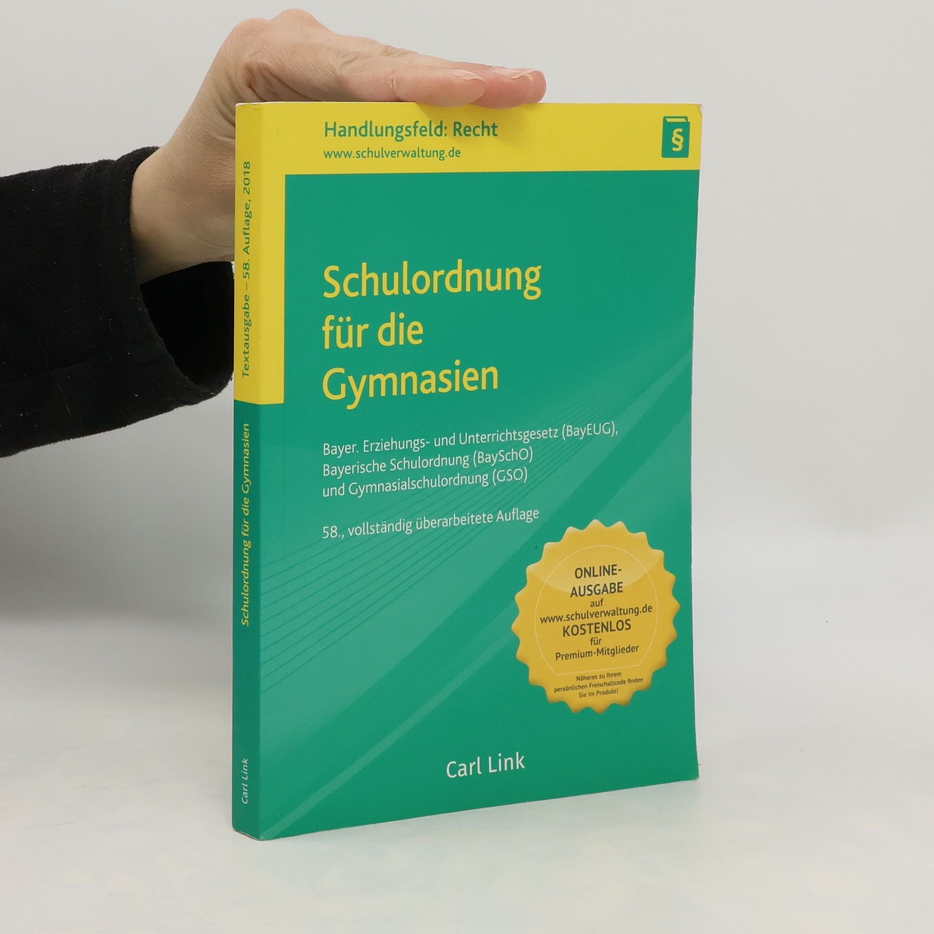 Autorenkollektiv Schulordnung für die Gymnasien